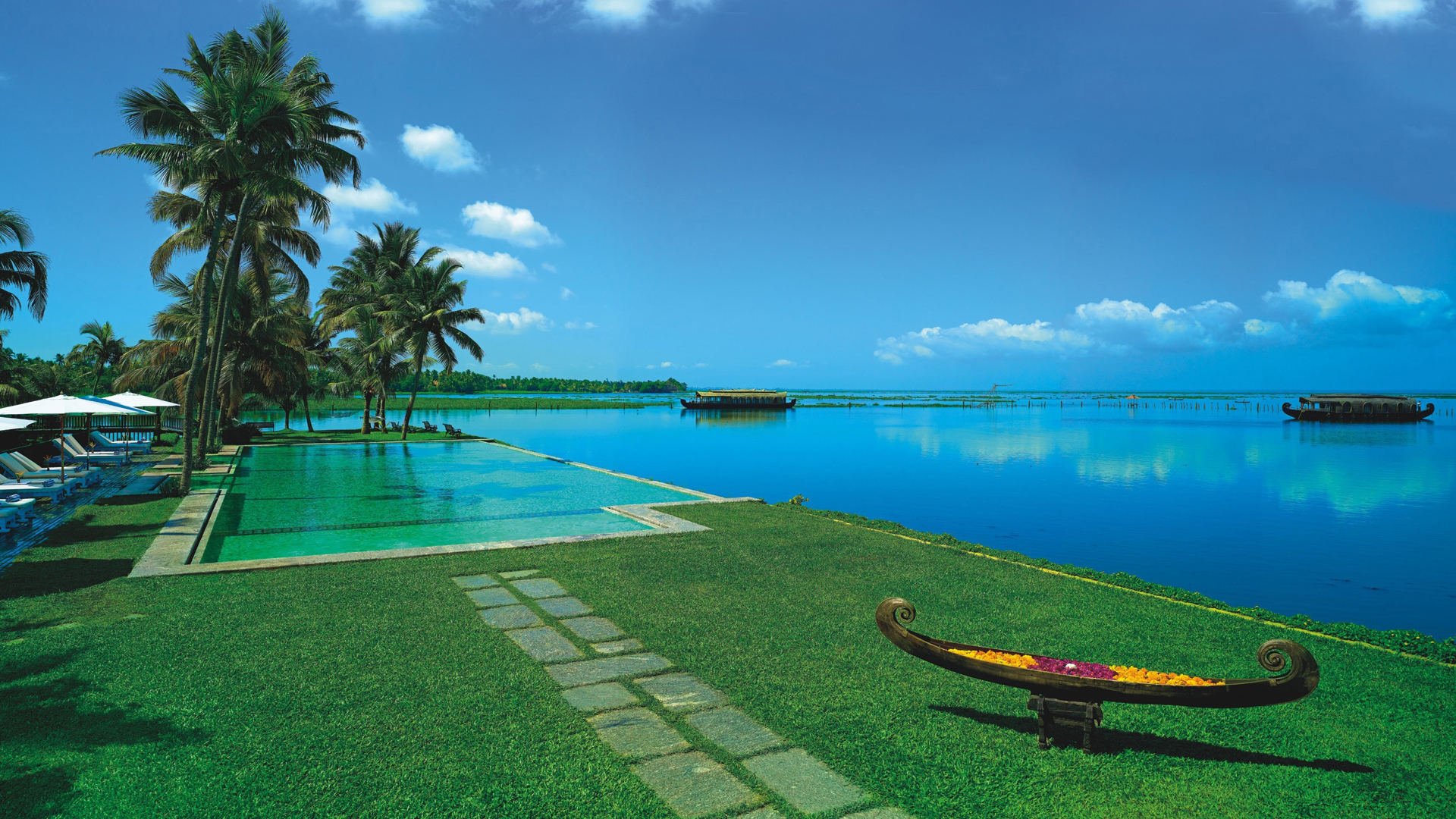 Worldwide, India, Kumarakom lake resort, Lake