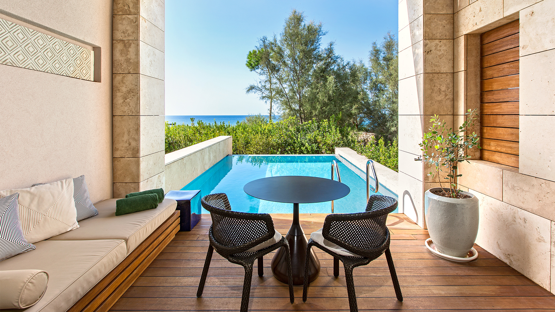 Europe, Greece, The Romanos, Premium Infinity Terrace