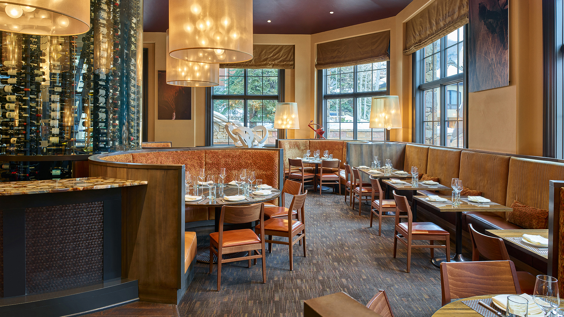 Ski & Snow, Vail, USA, The Sebastian Vail, Leonora Dining Room