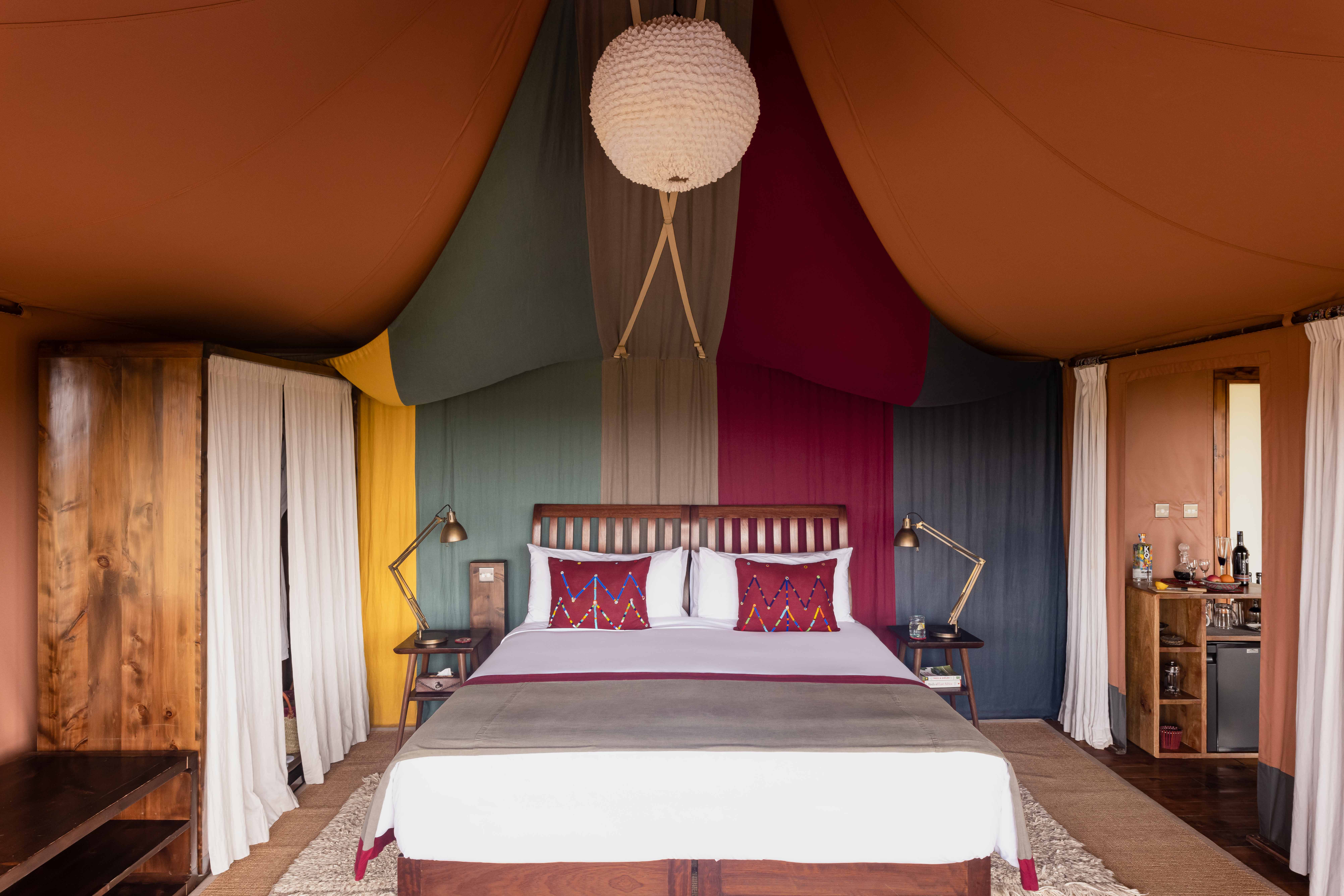  Africa, Luxury Kenya Holidays, Mahali Mzuri, Guest tent