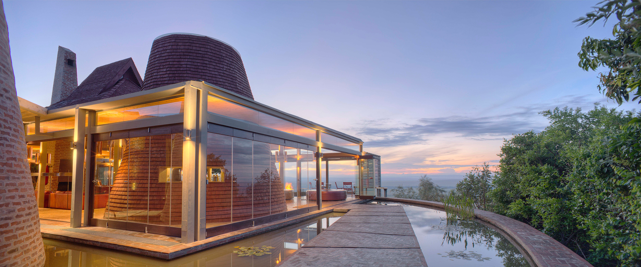 Africa, Kenya, Angama Mara, South camp guest area