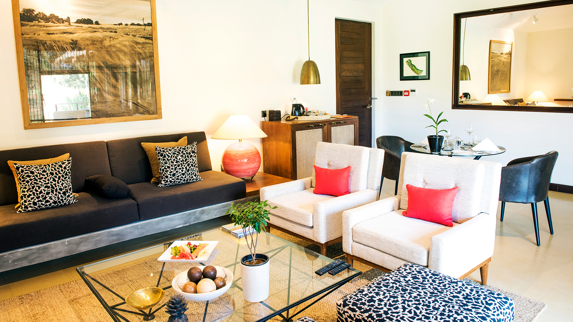 Worldwide, Sri Lanka, Water Garden Sigiriya, Duplex Villa Living Room