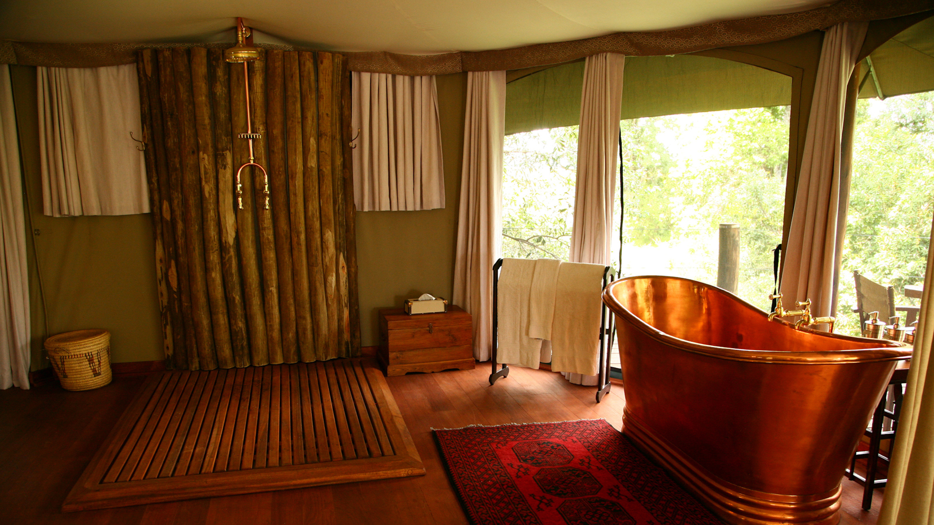  Africa, Kenya, Mara Plains Camp, Bathroom