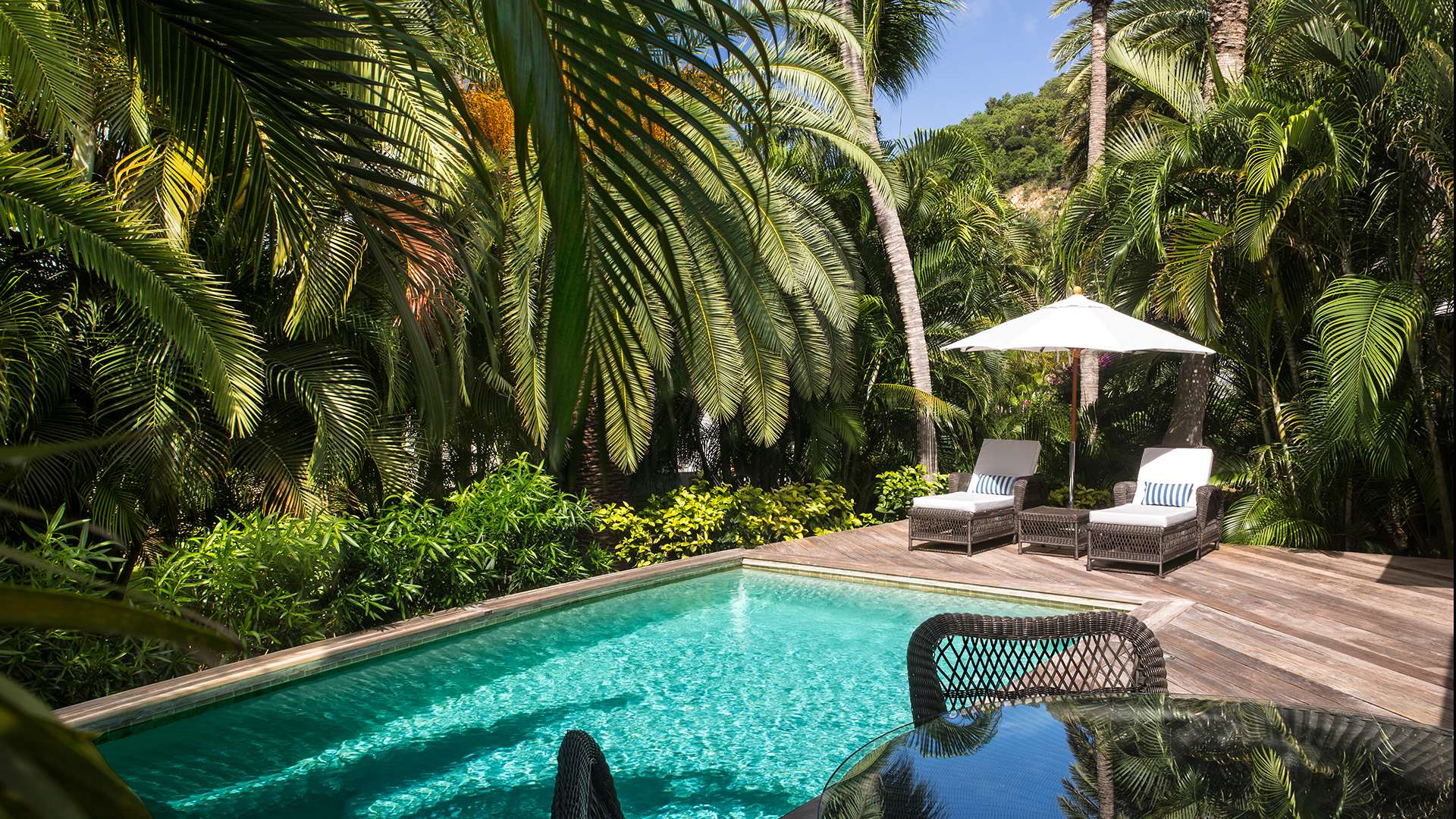 Caribbean, St Barths, Cheval Blanc St-Barth Isle de France, Tropical Suite pool