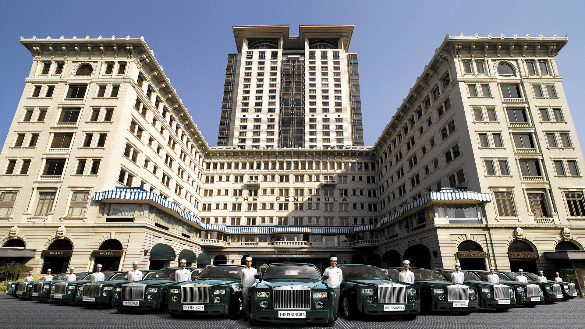 Asia, Hong Kong, The Peninsula, Hotel Exterior