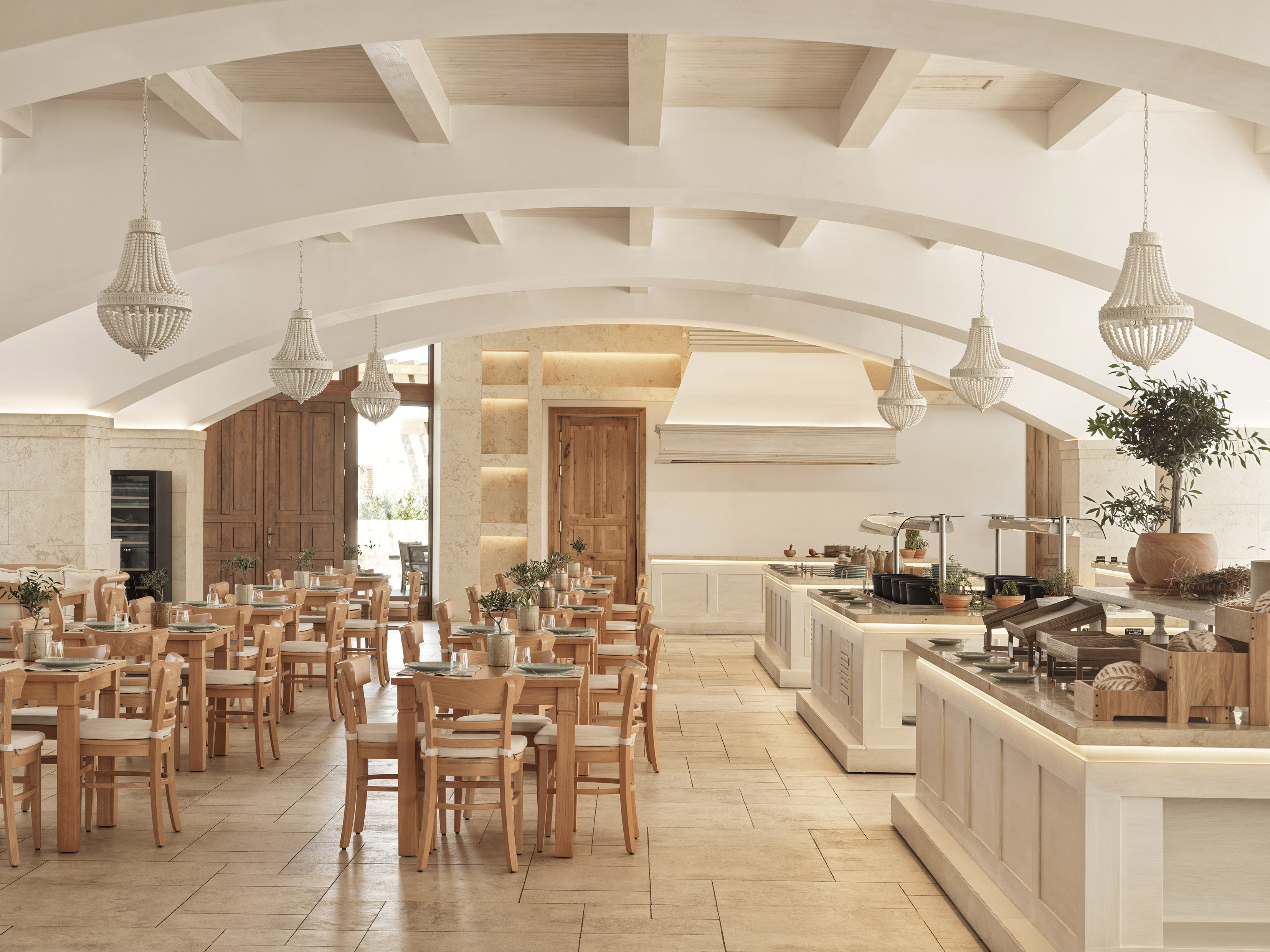 Interior of Elea Restaurant at Lesante Cape