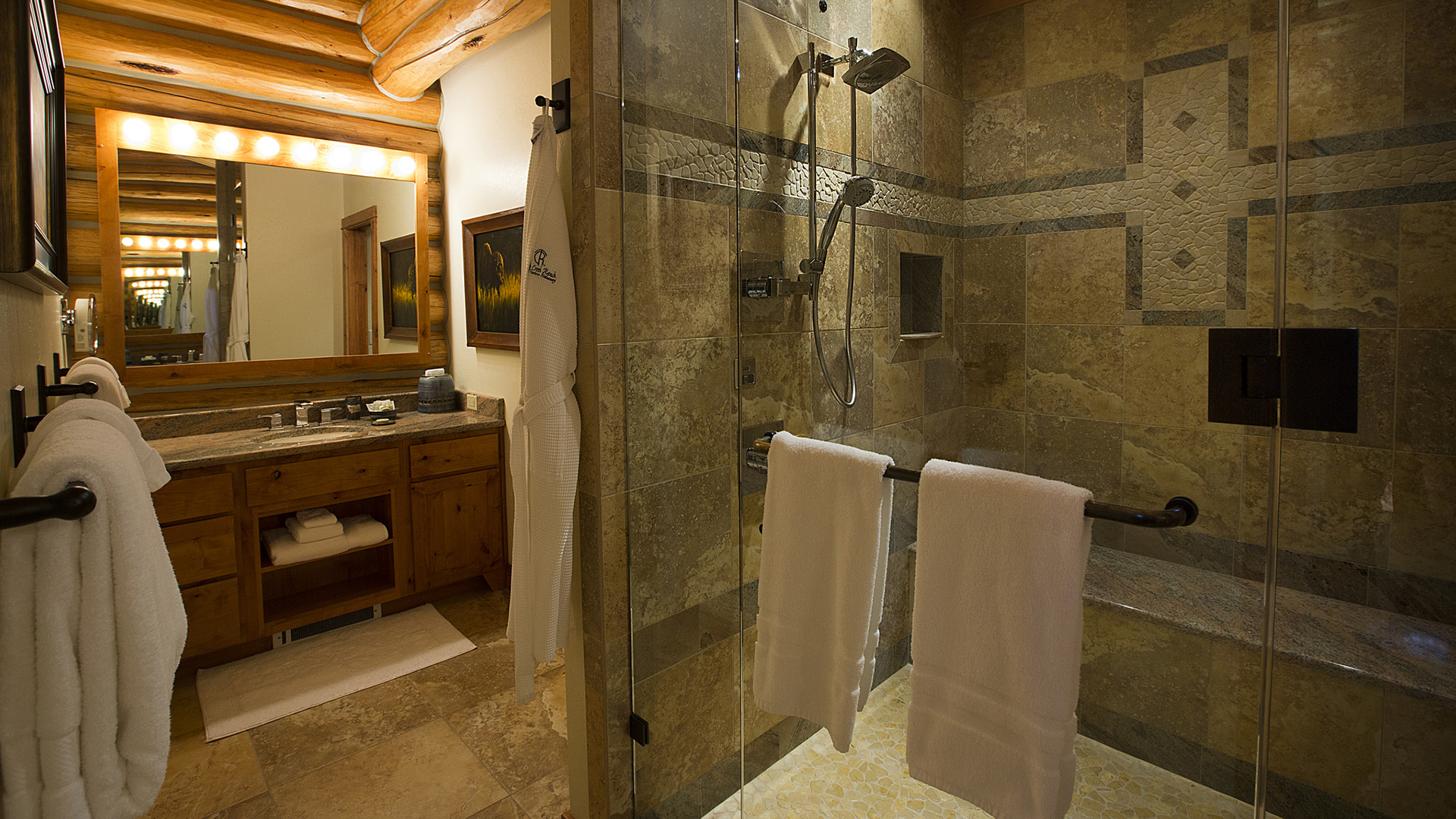  North America, Montana, Triple Creek Ranch, Bathroom