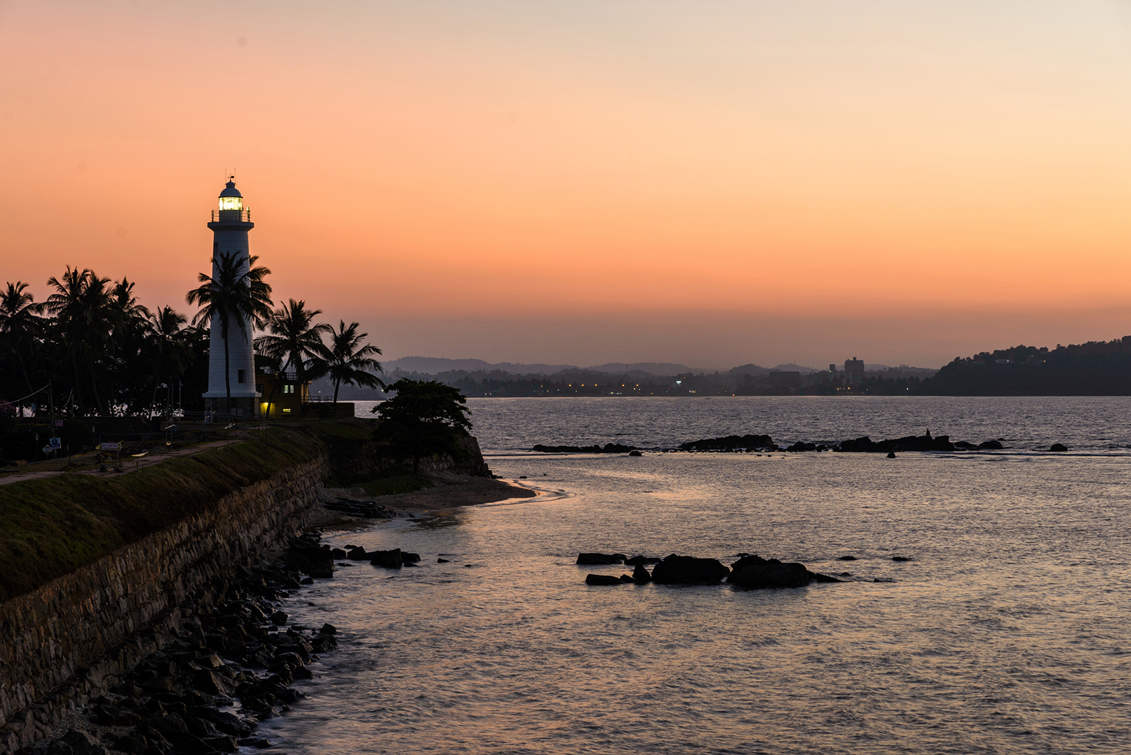 Asia, Sri Lanka, Amangalla, Galle lighthouse
