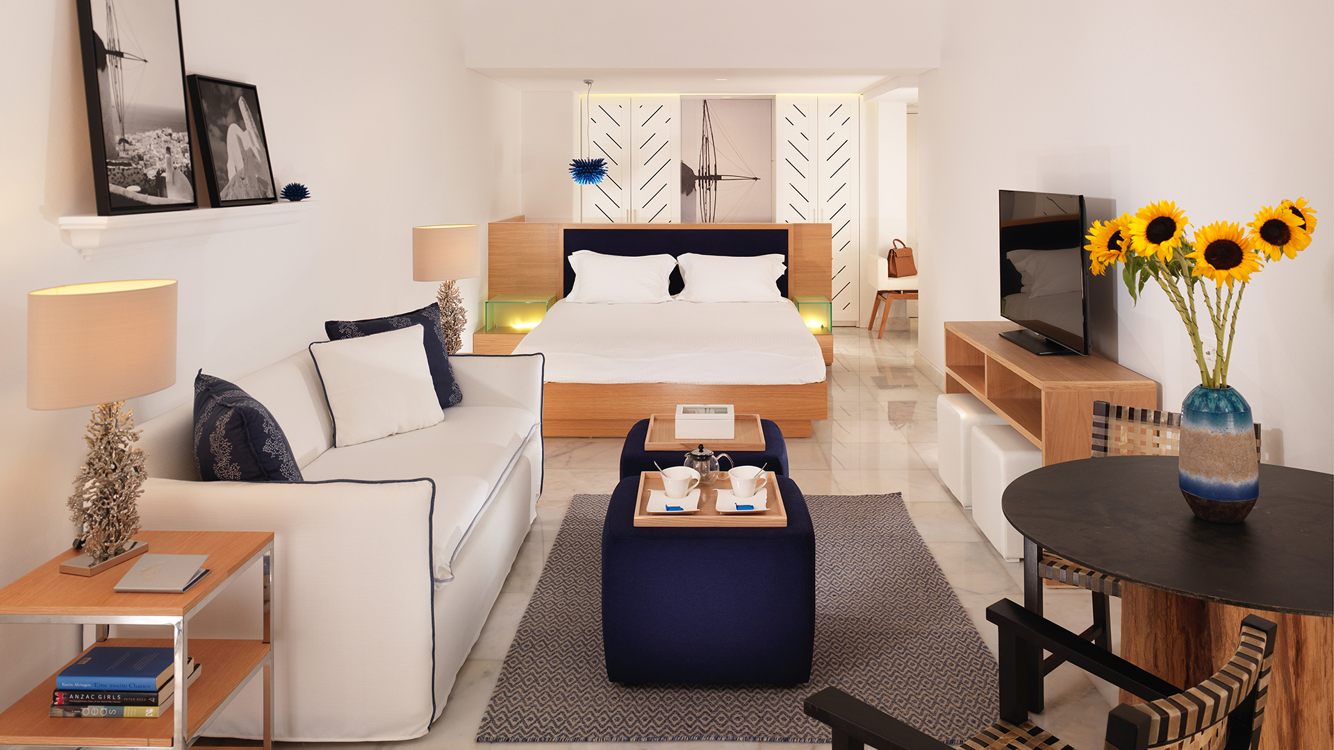 Europe & North Africa, Greece, Mykonos Grand Hotel, Open plan suite