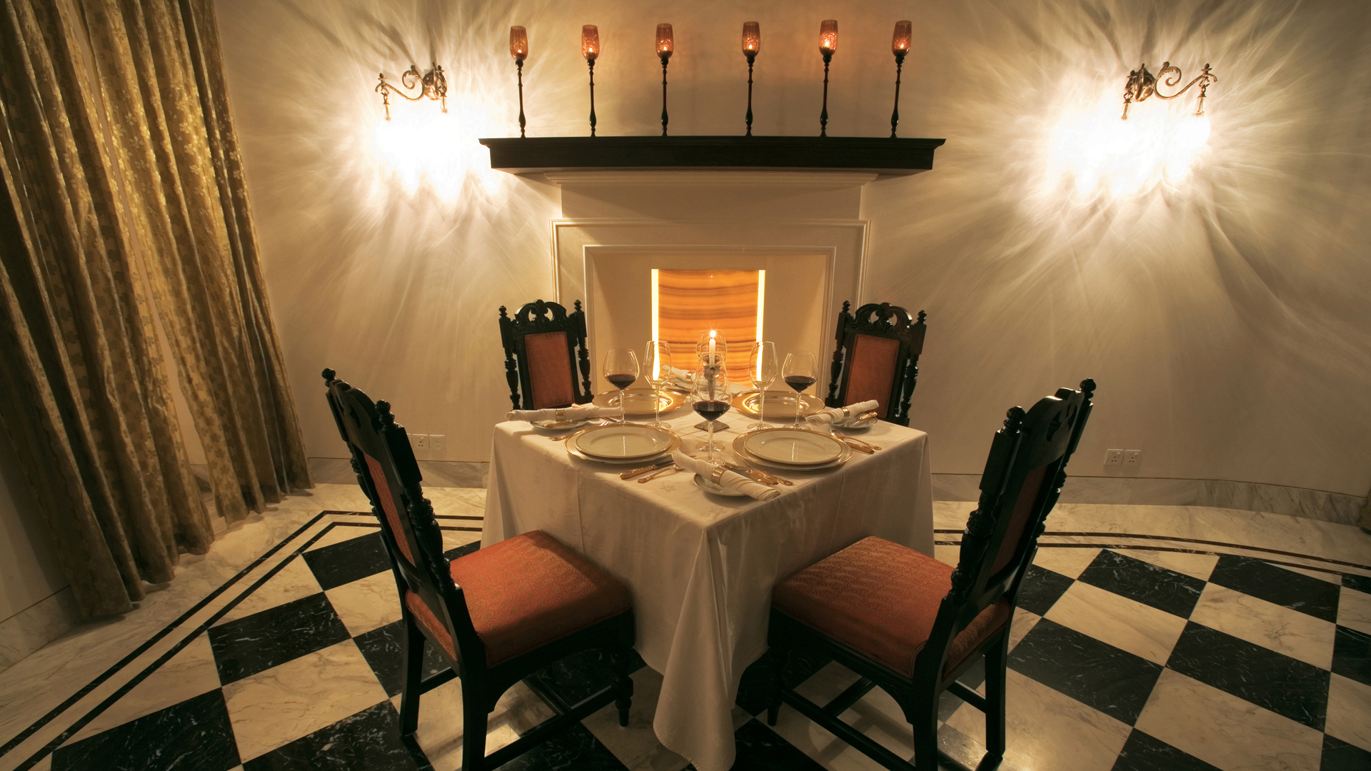 Worldwide, India, Nadesar palace, varanasi, Dining room