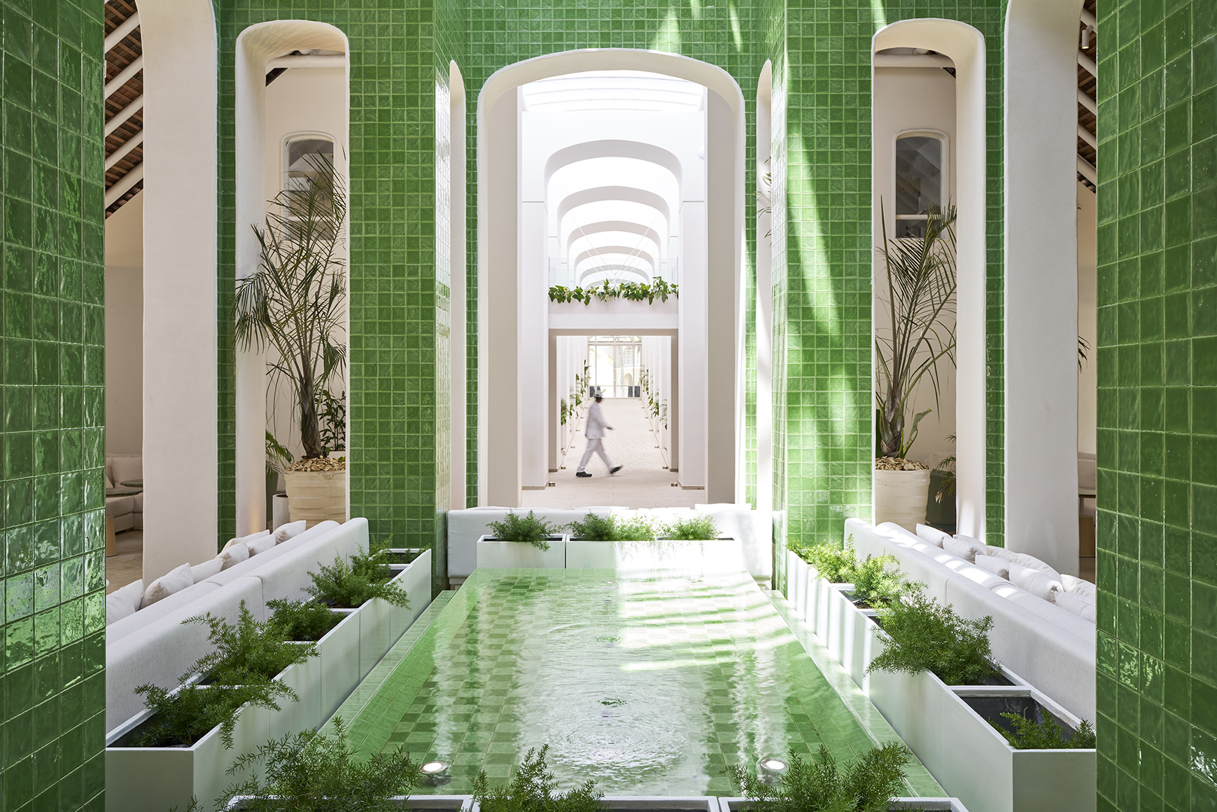 Indian Ocean, Mauritius, LUX* Belle Mare, Lobby 