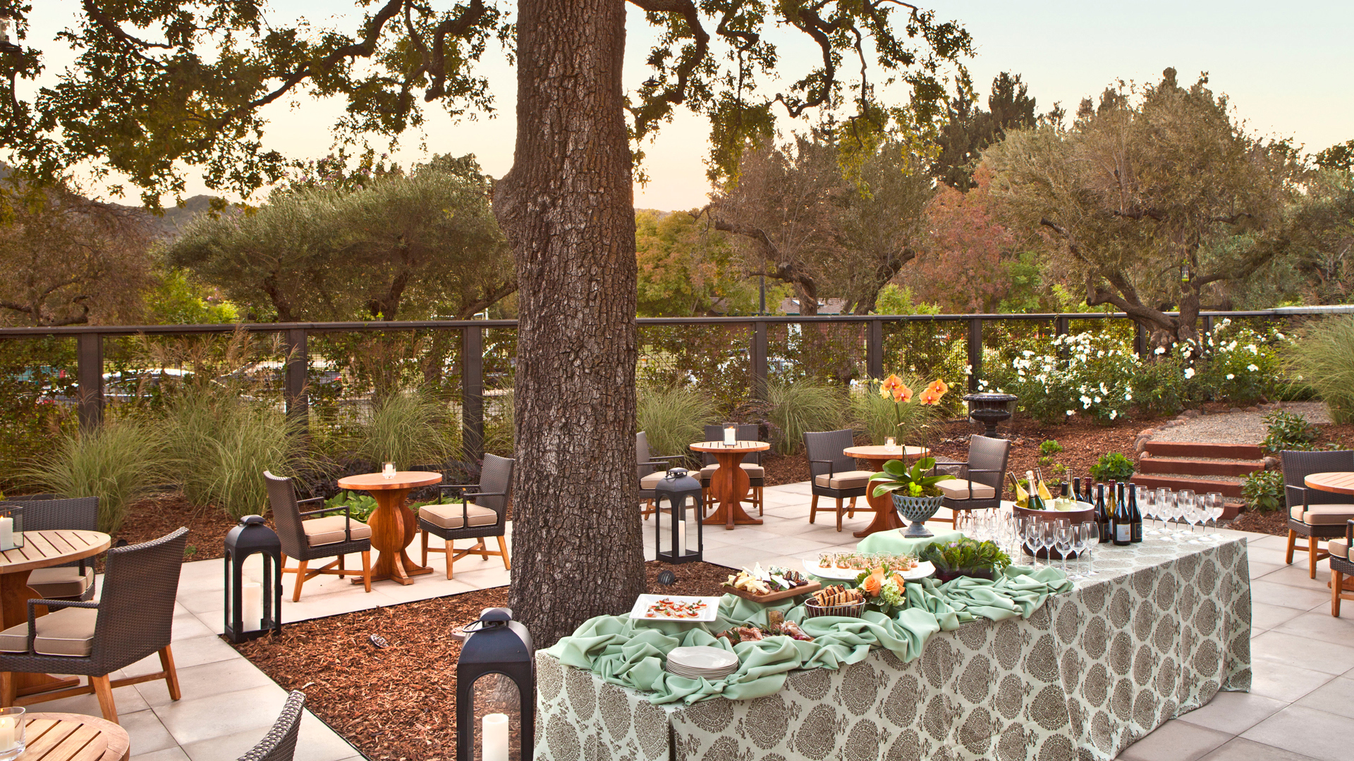  North america & canada, California, Yountville hotel, Hick Dining