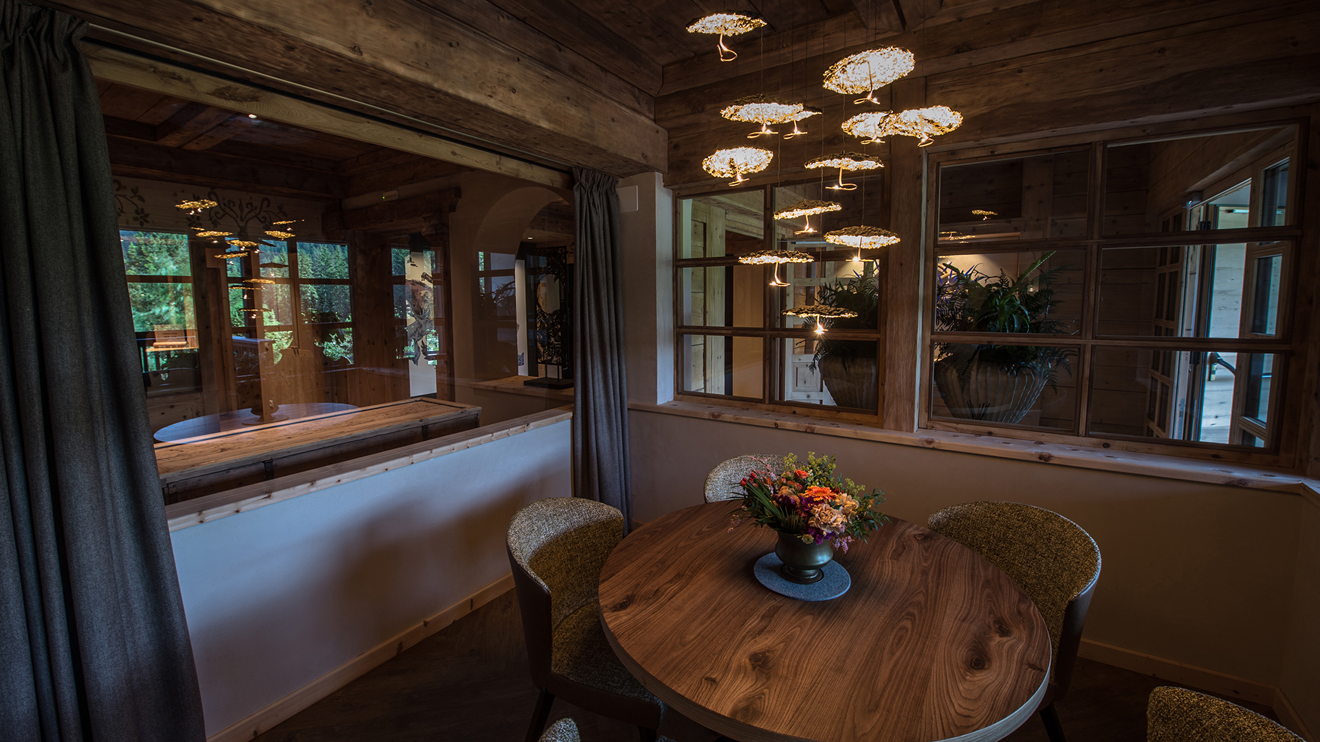 Europe ski, Italy, Hotel ciasa salares, Lobby