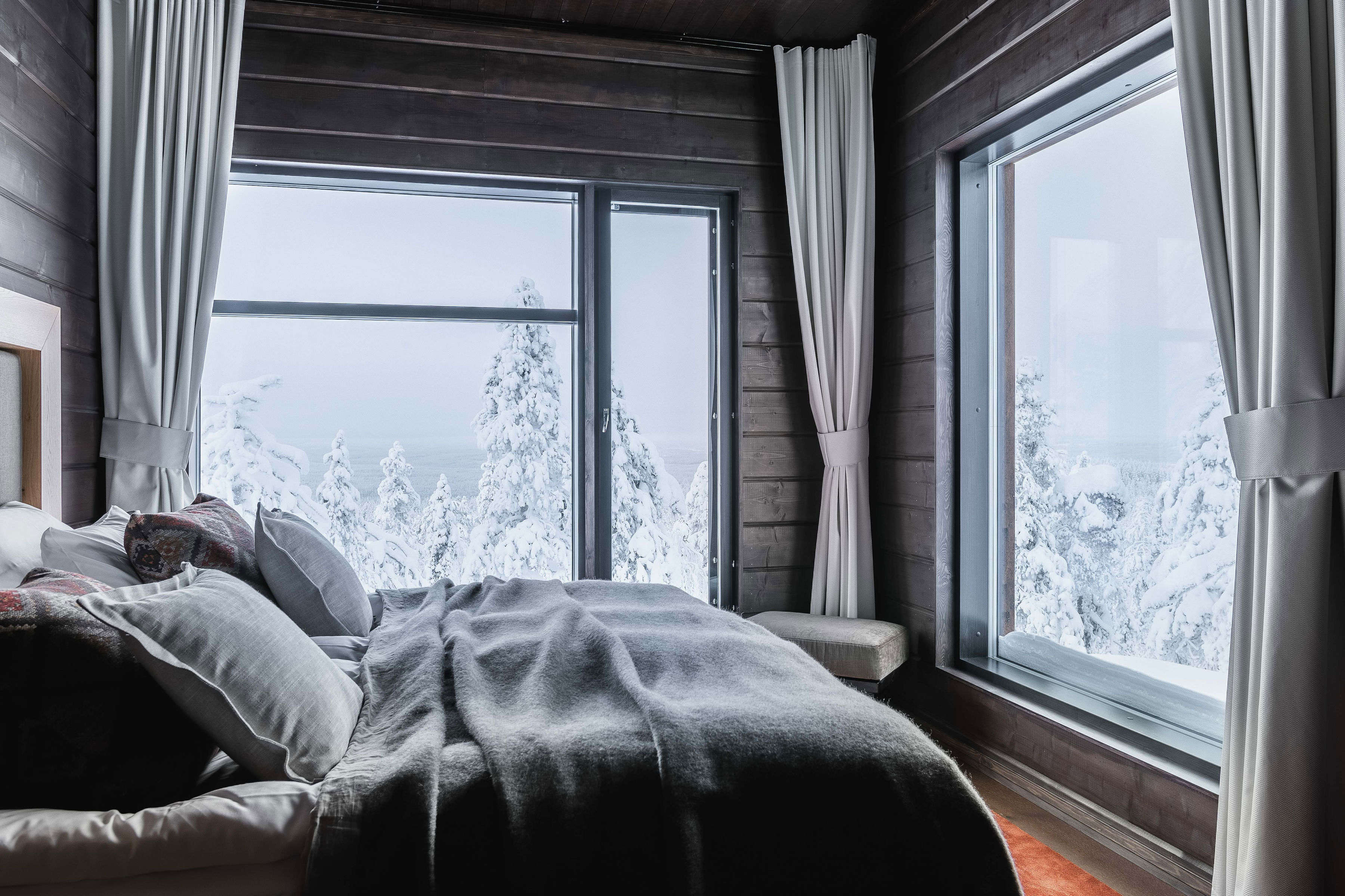 Europe Ski, Finnish Lapland, Octola Private Wilderness, Lodge Room