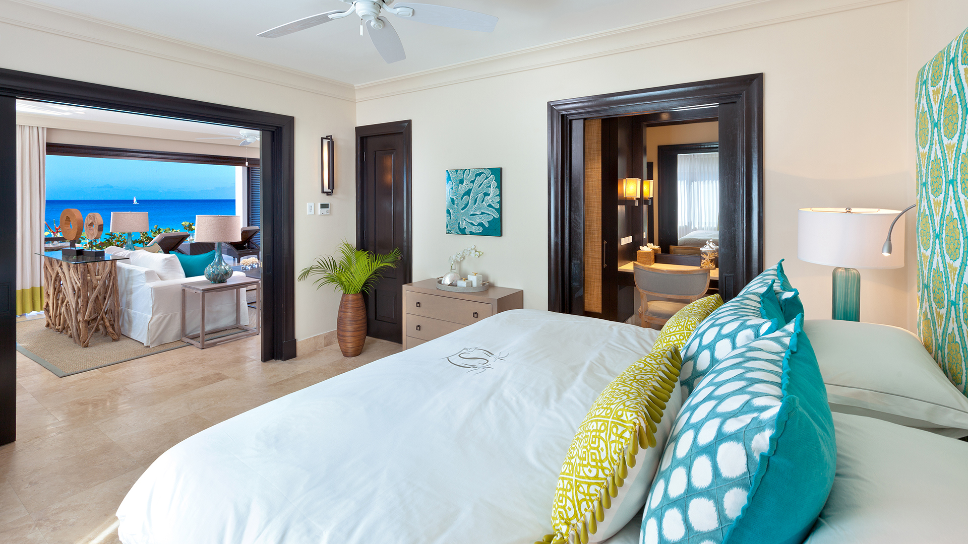 Caribbean, Bermuda & Mexico, Barbados, The Sandpiper, Beach House Suite bedroom view