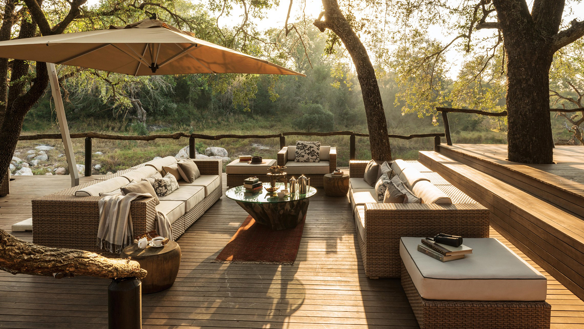  Africa, South Africa, Dulini, Deck