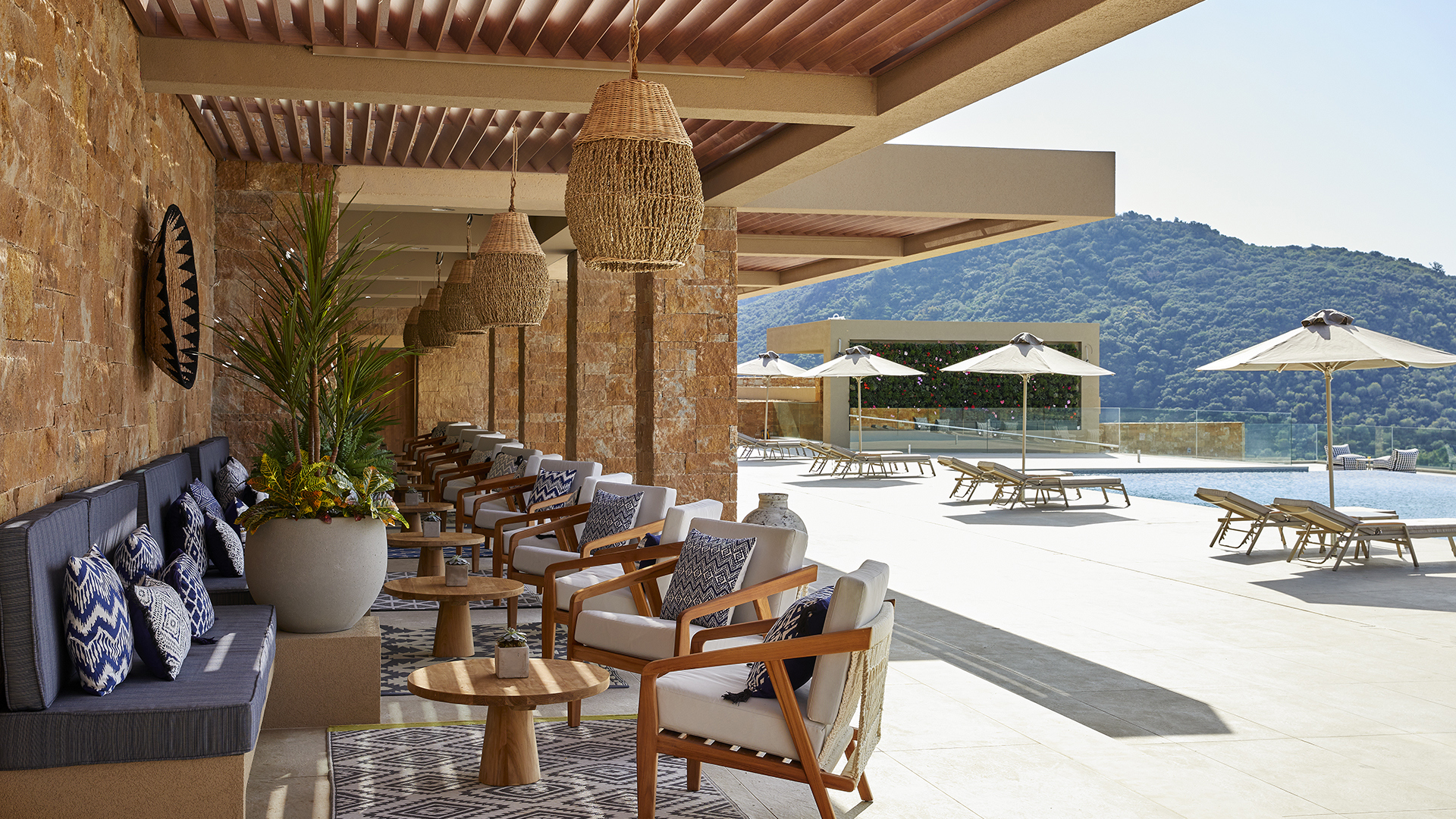 Europe, Greece, Mainland, Elix Mar-Bella Collection, Pool Bar