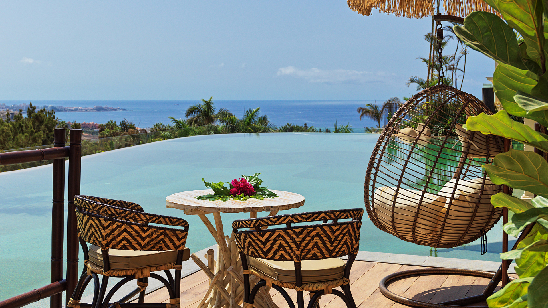 Europe, Spain, Tenerife, Royal River, Lagoon Villas Terrace