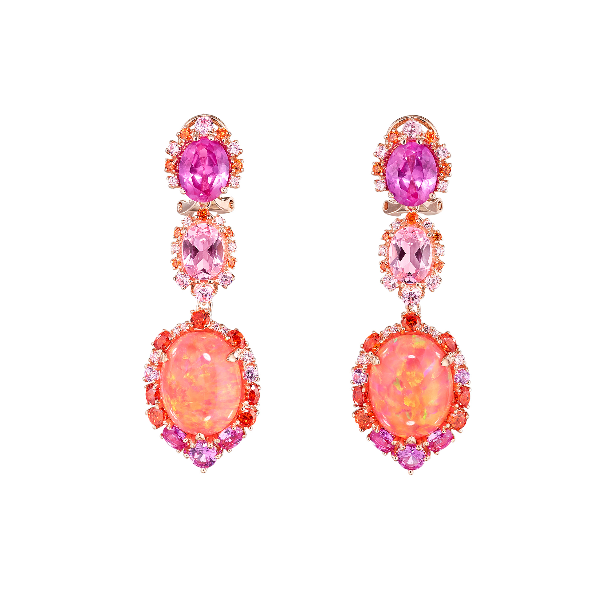Anabelachan Coral Ocean Drop Earrings