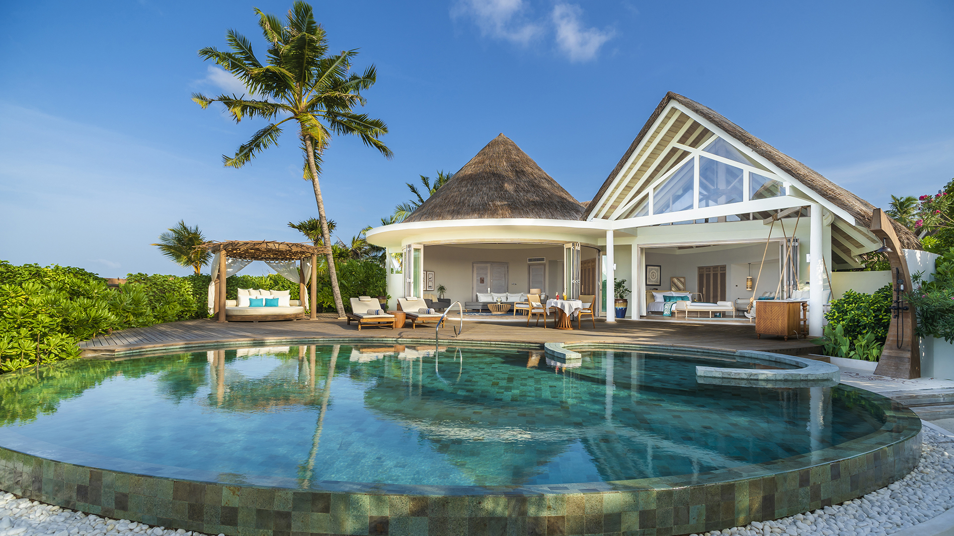 Indian Ocean, Maldives, Milaidhoo, Beach Residence Exterior