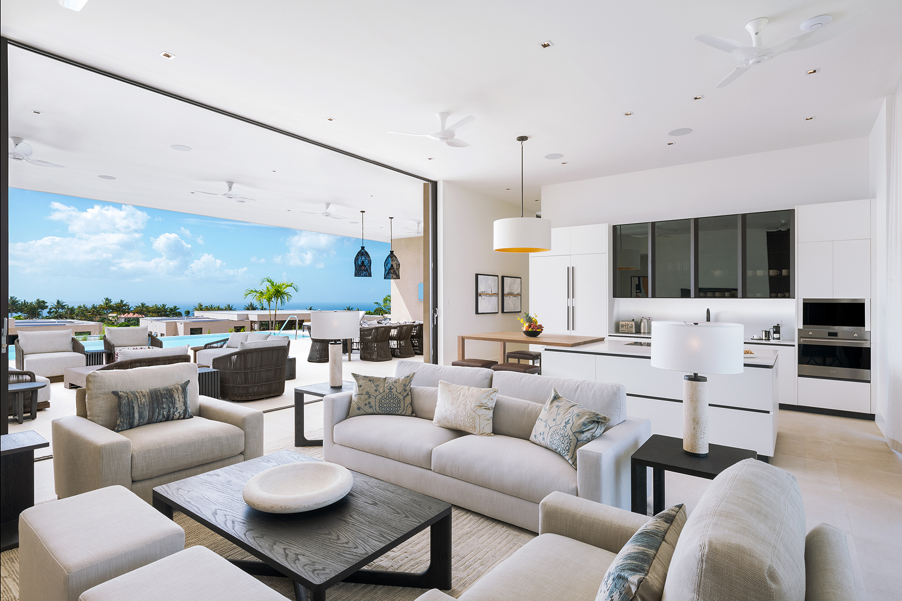 Caribbean, Barbados, Apes Hill, Hilltop Villa Kitchen 