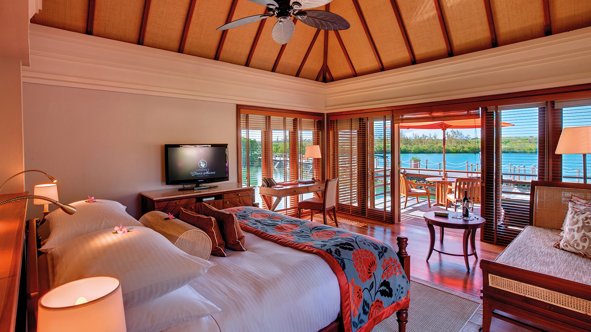 Indian Ocean, Mauritius, Constance Prince Maurice, Junior suite interior