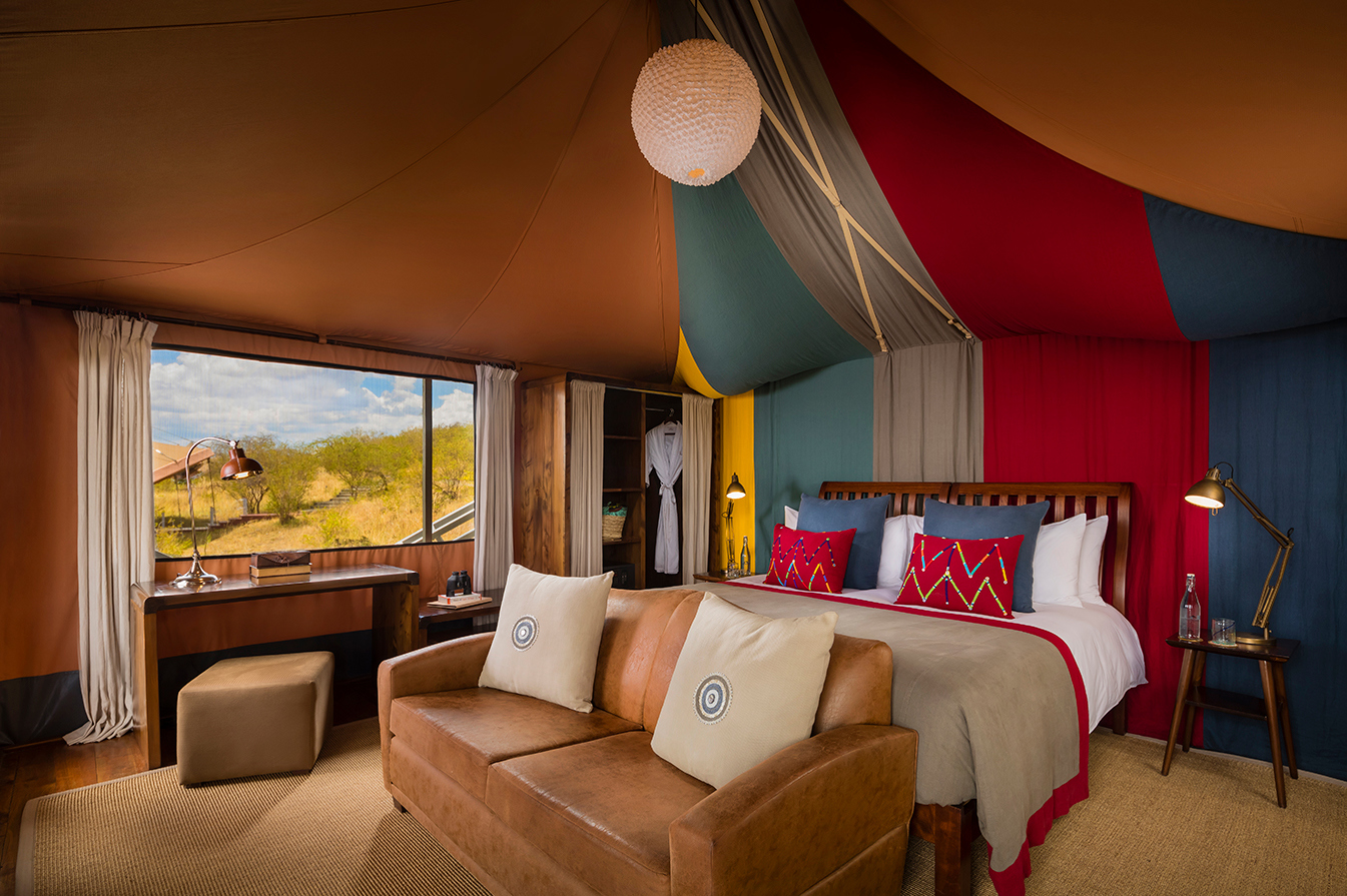  Africa, Luxury Kenya Holidays, Mahali Mzuri, Tent Interior