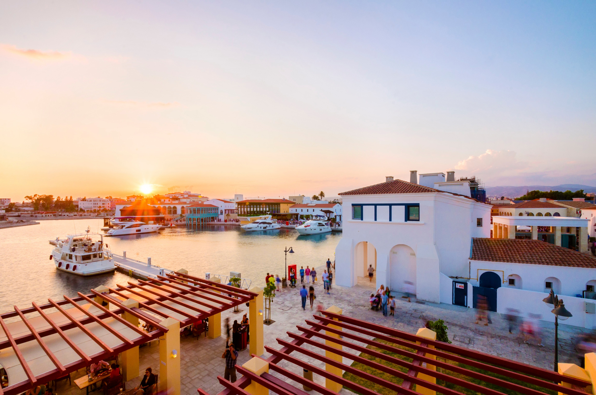 The boat marina at Limassol, Cyprus
