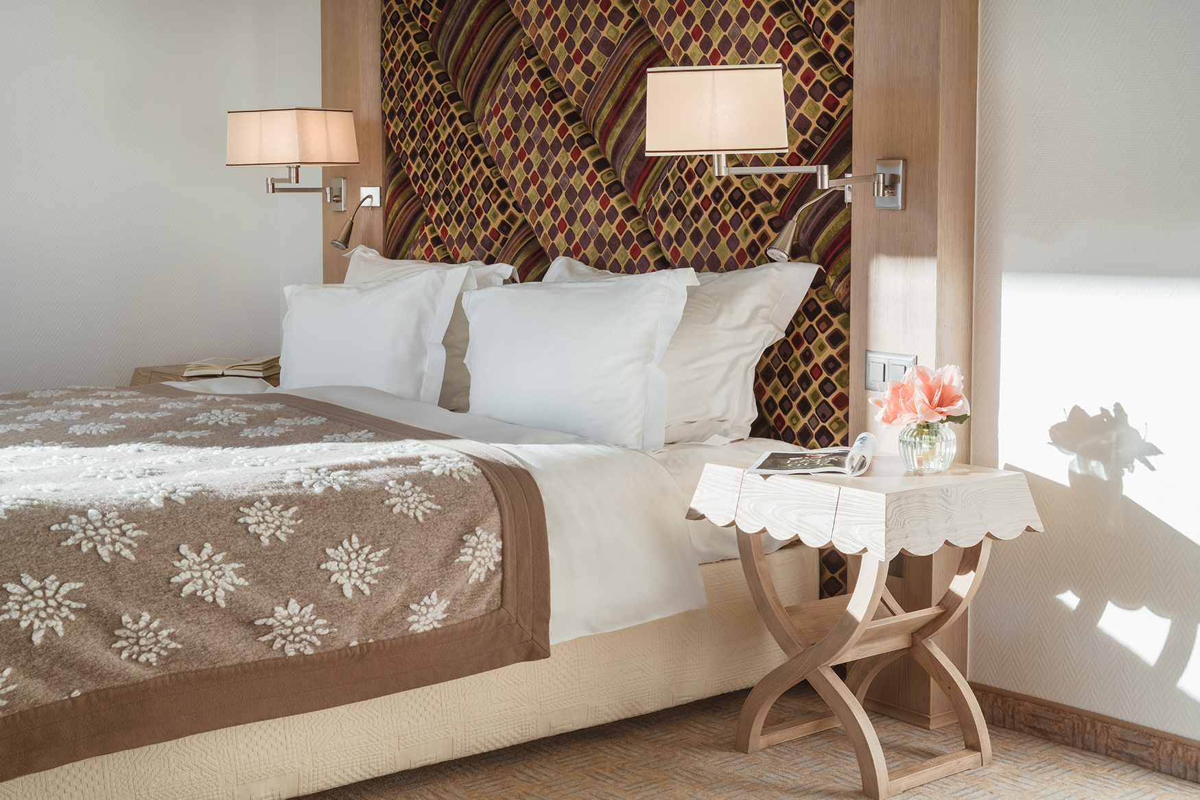 Ski & Snow, Switzerland, Arosa, Tschuggen Grand Hotel, Bed details