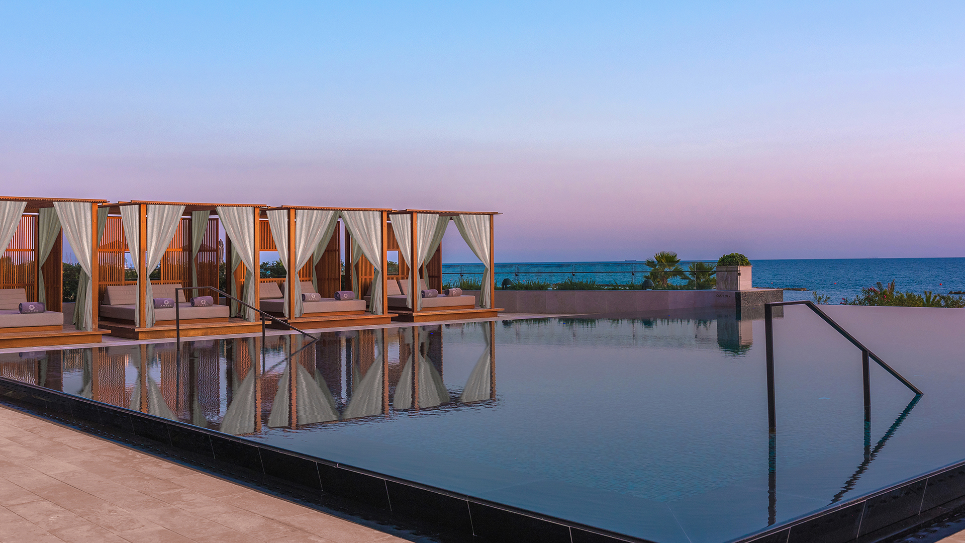 Europe, Cyprus, Amara, Spa Seawater Pool