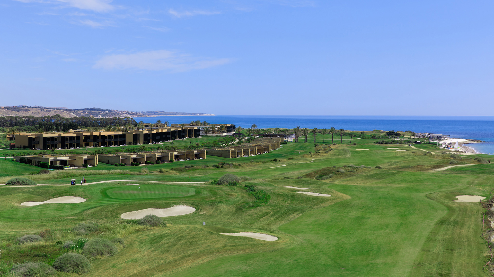 Europe, Italy, Sicily, Verdura Resort - A Rocco Forte Hotel, Main golf