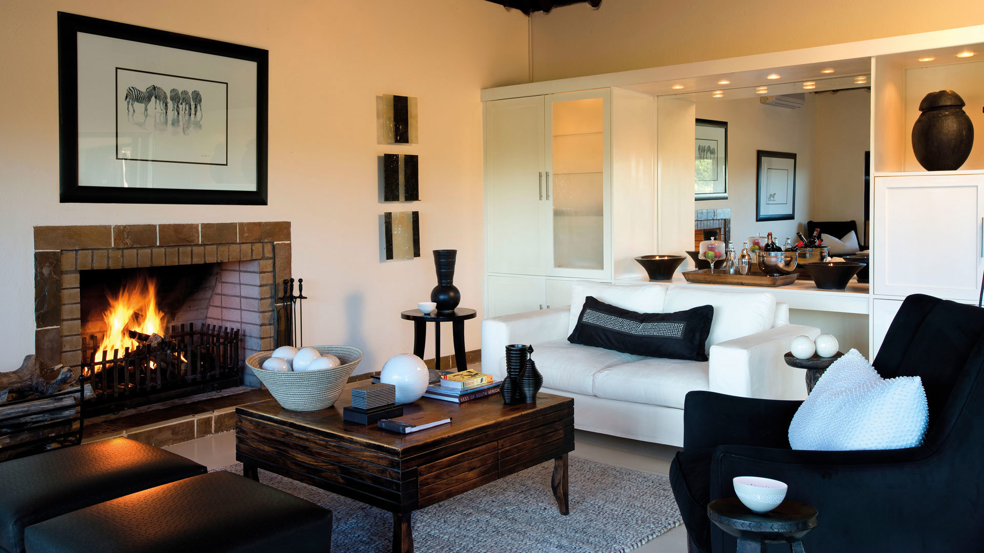  Luxury Africa Holidays, South Africa, Ivory Lodge at Lion Sands Private Game Reserve, Suite Private Lounge