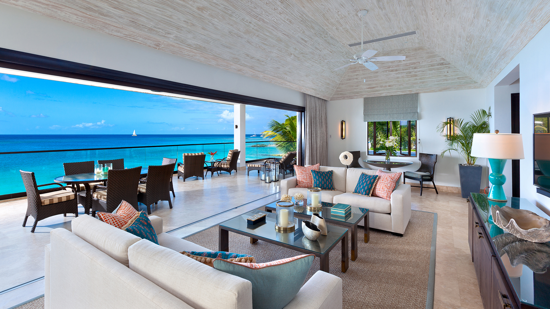 Caribbean, Bermuda & Mexico, Barbados, The Sandpiper, Treetop Suite Curlew living room