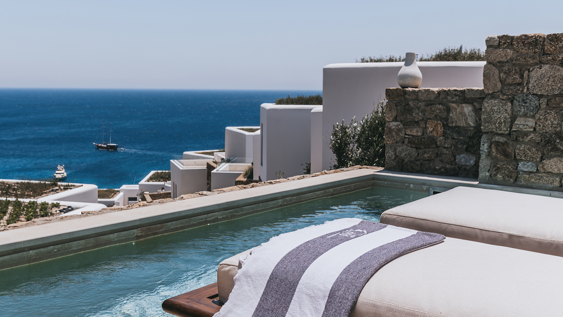 Europe, Greece, Mykonos, Cali Mykonos, Pool Suite