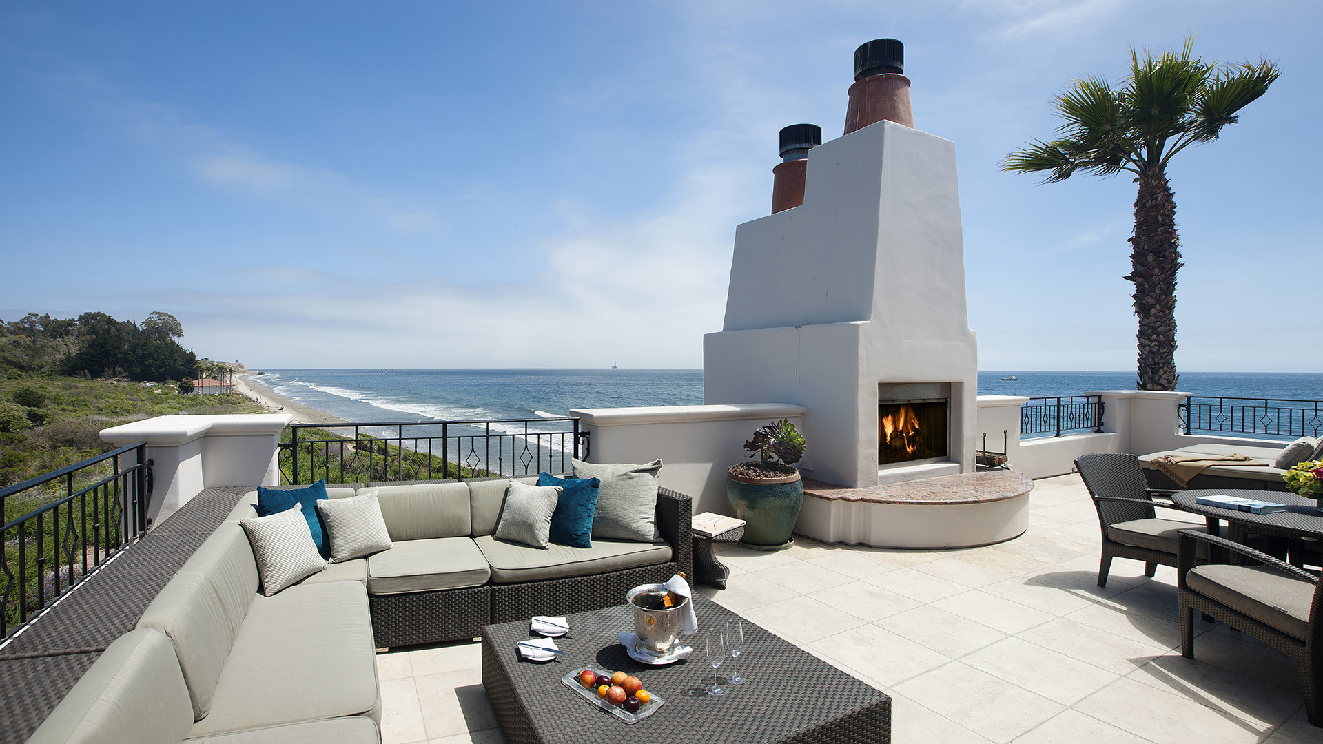 North America & Canada, California, Ritz-Carlton Bacara, Terrace Fire