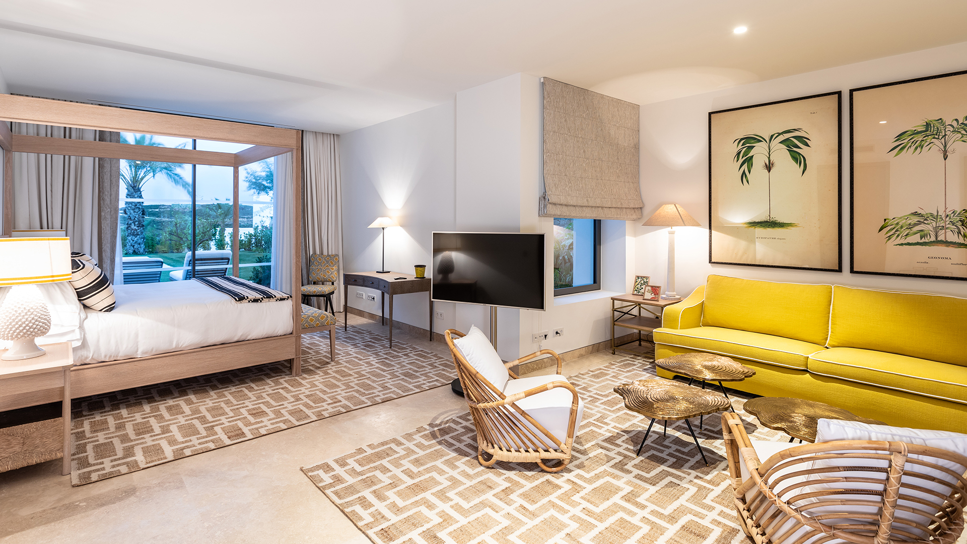 Europe, Spain, Costa del Sol, Finca Cortesin, Suite Lounge