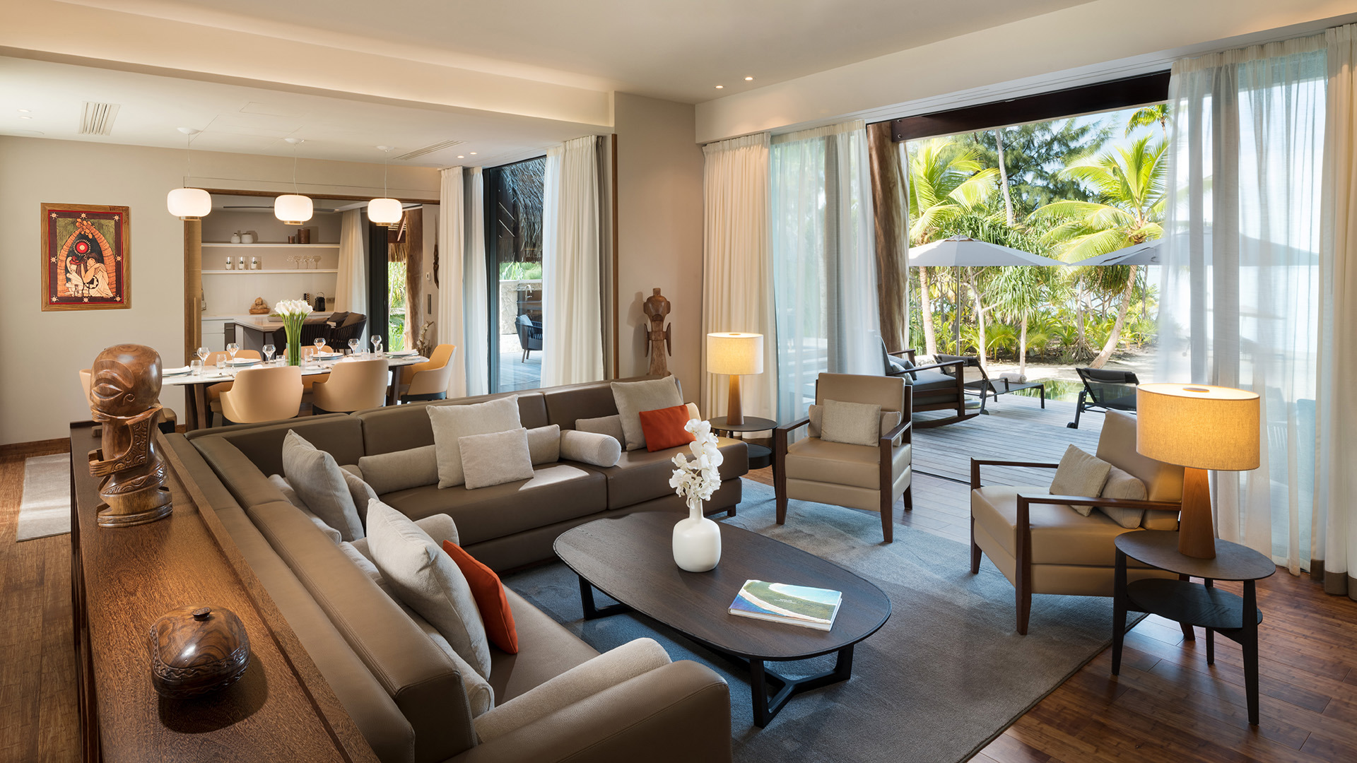  Worldwide, French Polynesia, The Brando, Residence Lounge