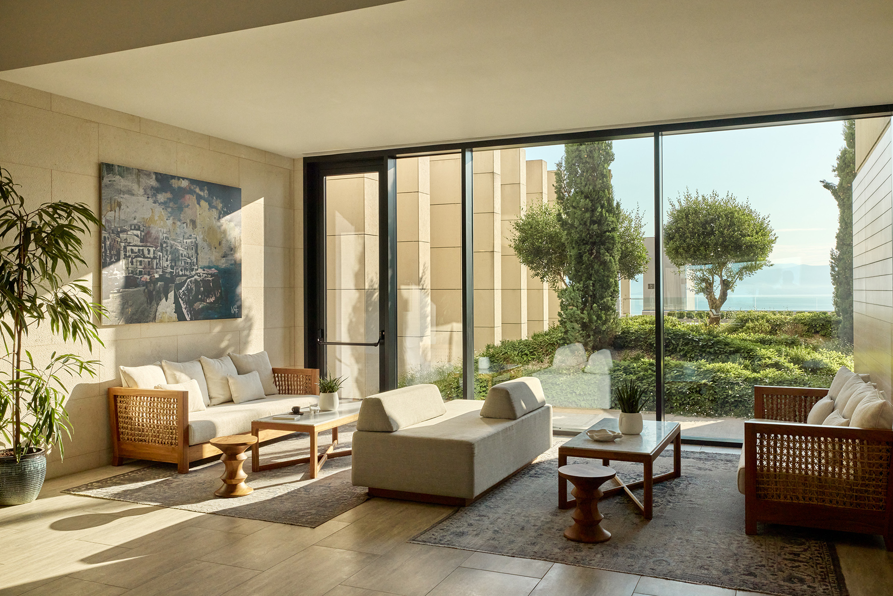 Europe, Greece, Corfu, Angsana Corfu, Lobby Seating Area