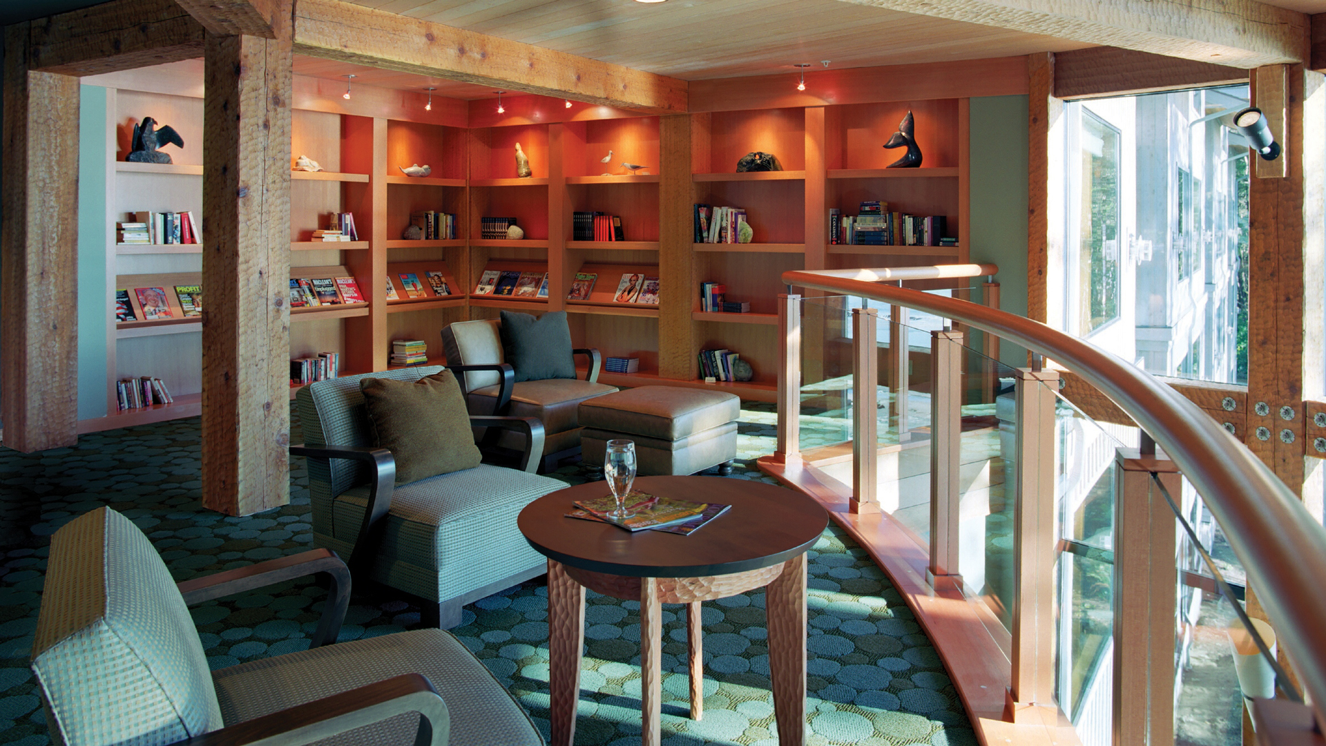 North america & canada, Canada, Wickaninnish inn, Lookout library