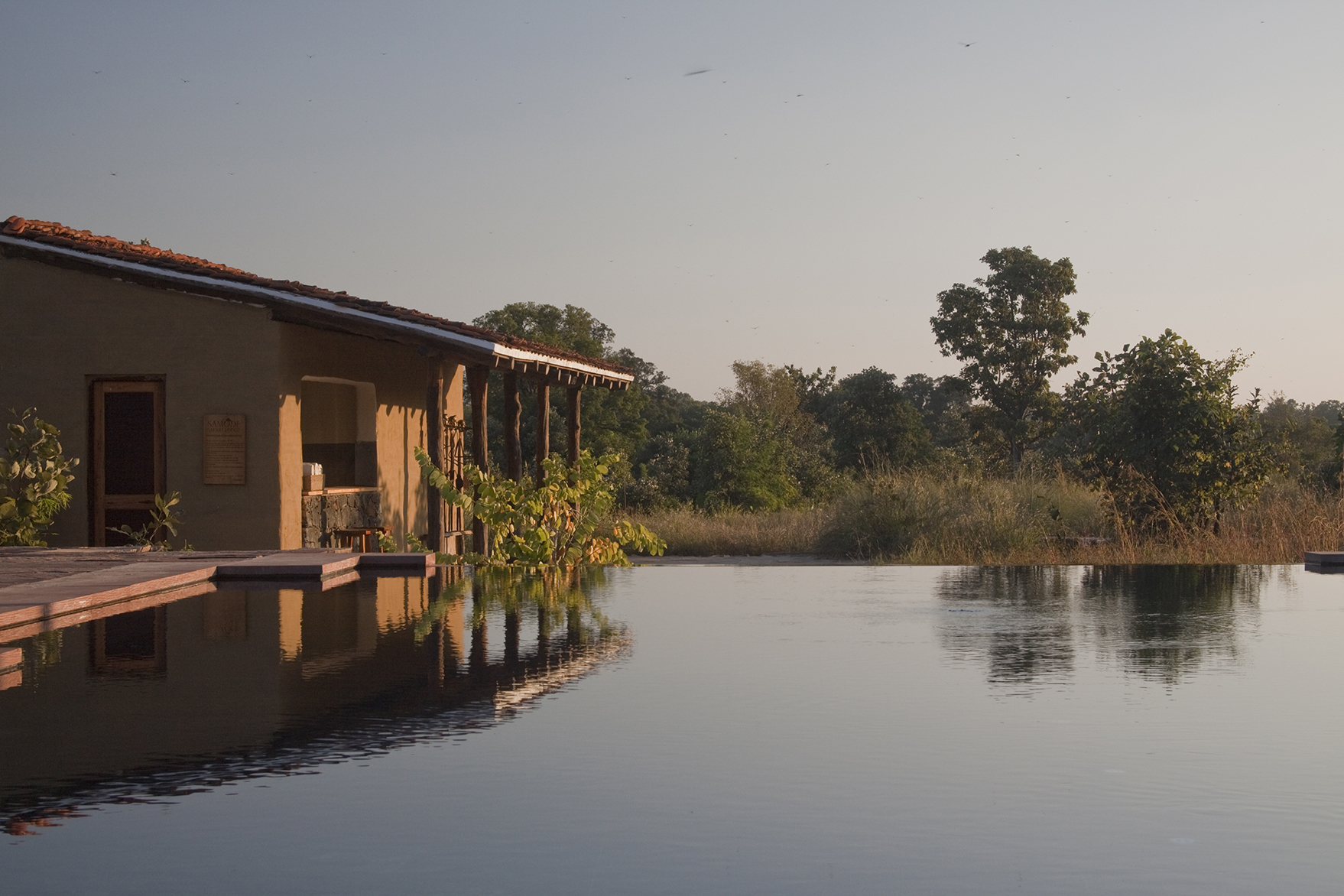 Asia, India, Samode Safari Lodge, standalone villa and pool
