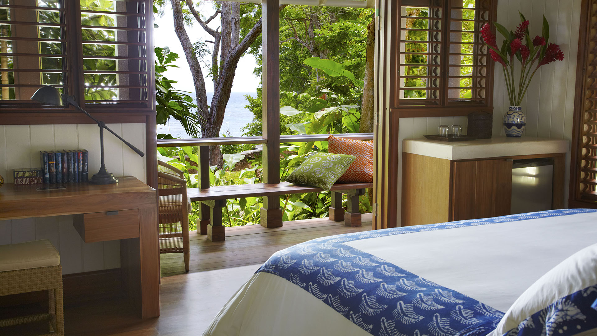 Caribbean, Bermuda & Mexico, Jamaica, Goldeneye, Cottage Bedroom