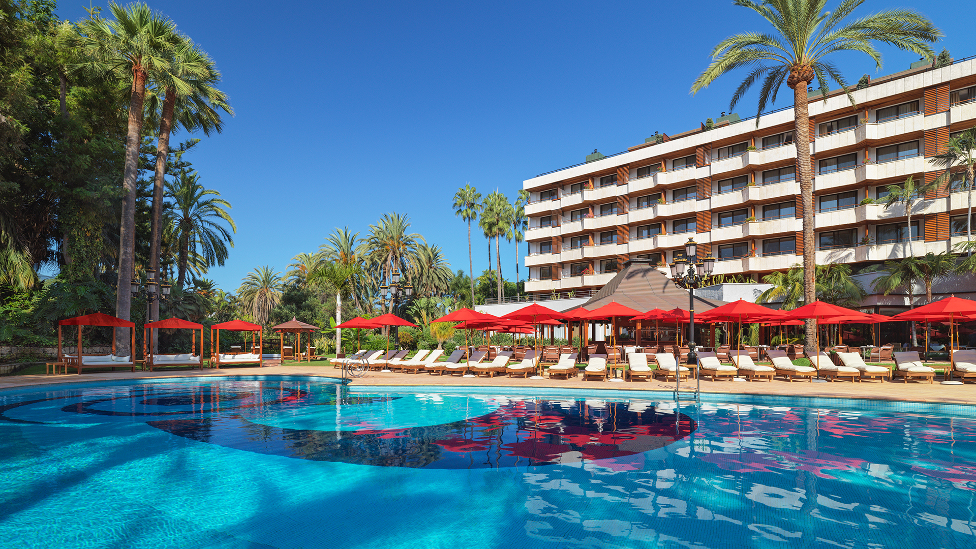 Europe, Spain, Tenerife, Hotel Botanico, Main Pool