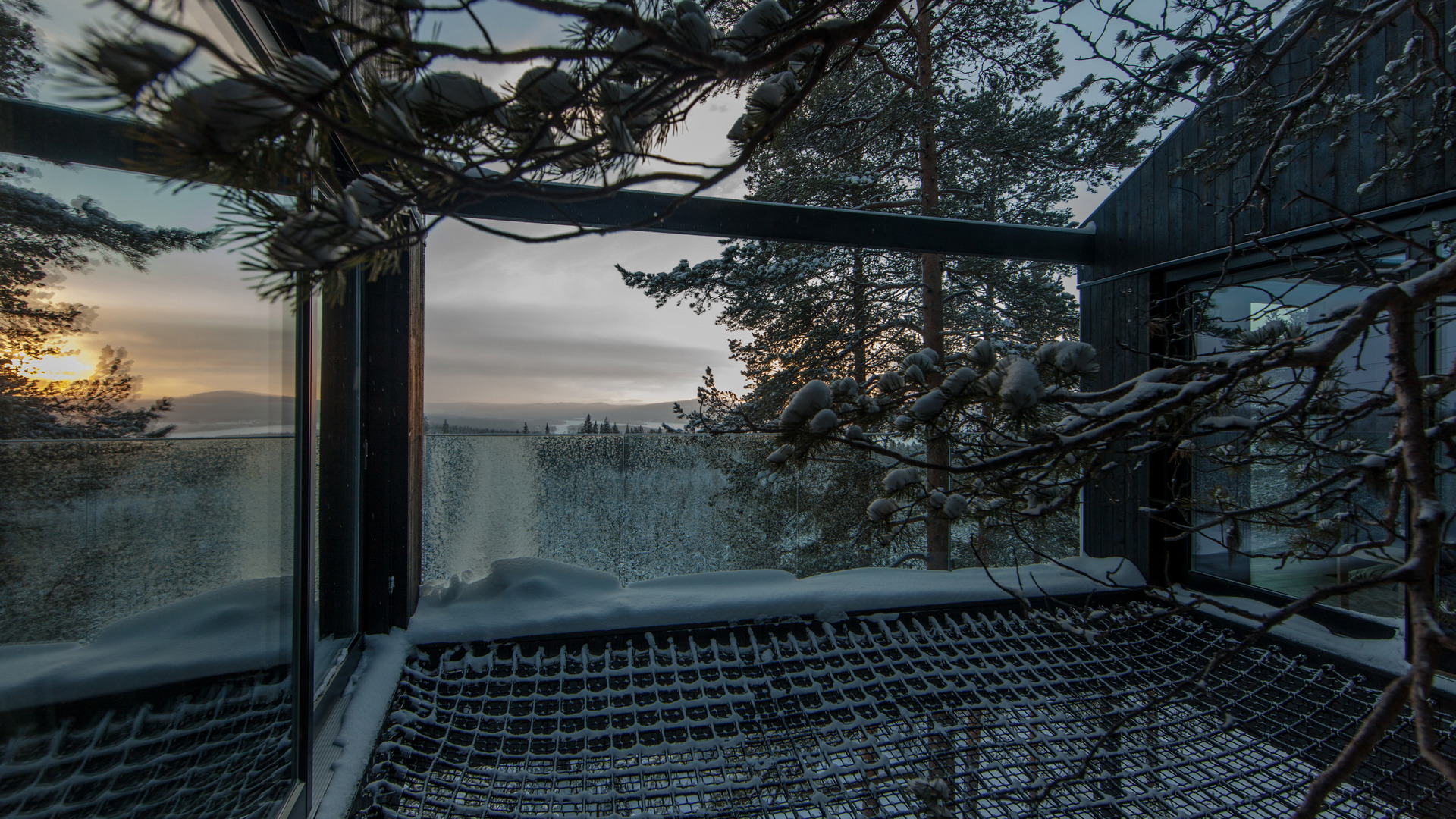 Treehotel, Sweden, View from 7th Room