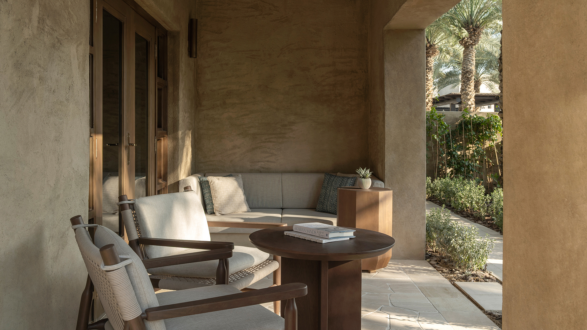 Middle East, Dubai, Bab Al Shams, Deluxe Suite Terrace