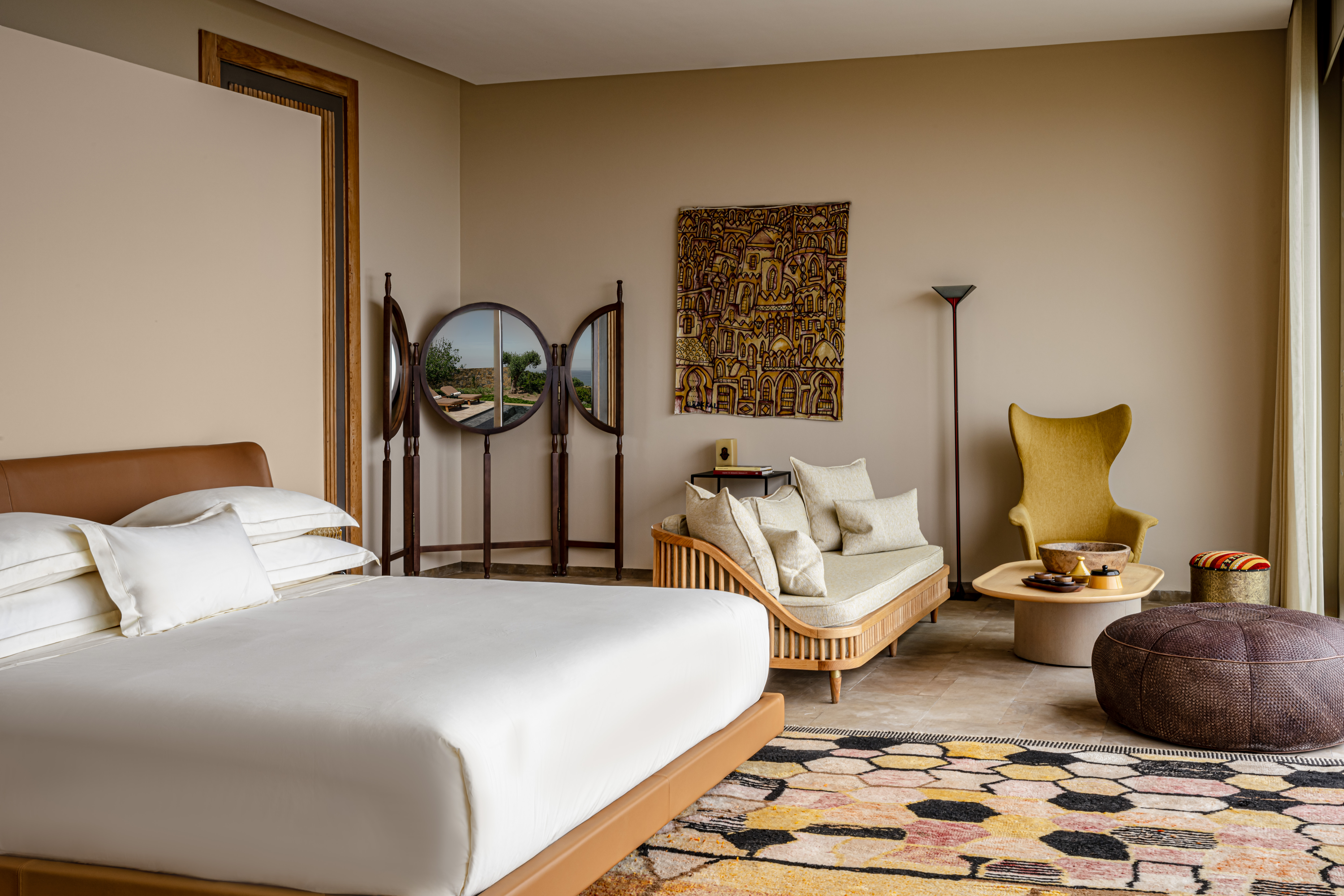 Africa, Morocco, La Fiermontina Océan, pool suite bedroom