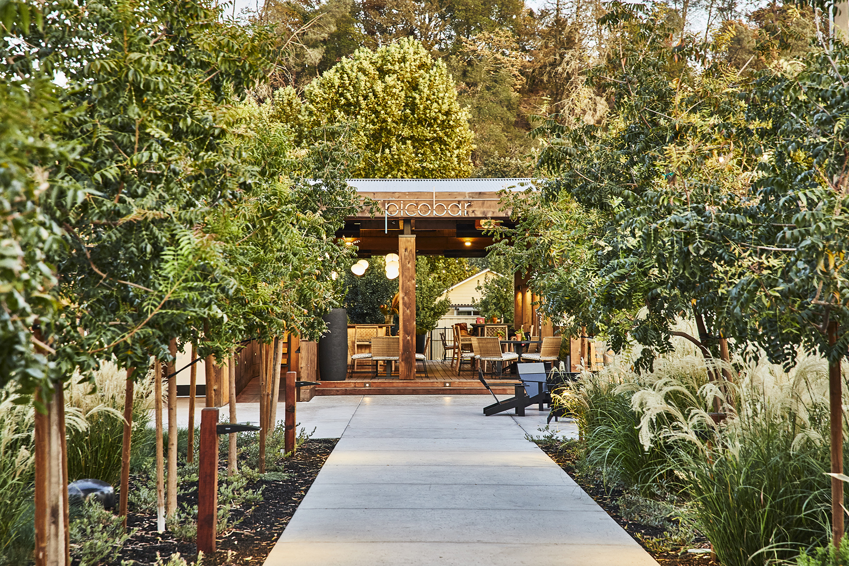 North America, USA, California, Solage Resorts Auberge Collection, Pico Bar Exterior 