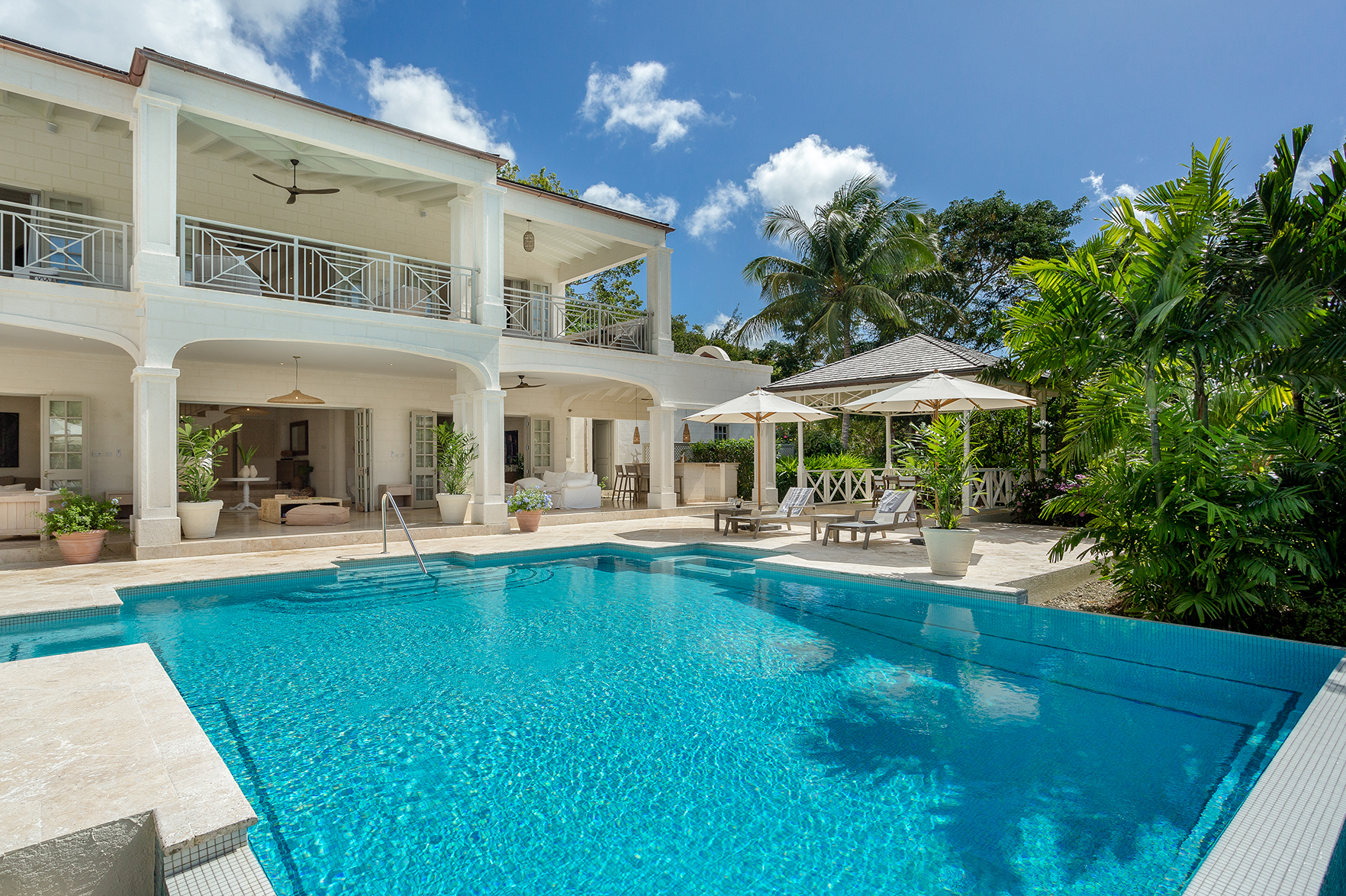 Caribbean & Mexico, Barbados, One Westland Heights Private Villa, private outdoor pool and sunloungers