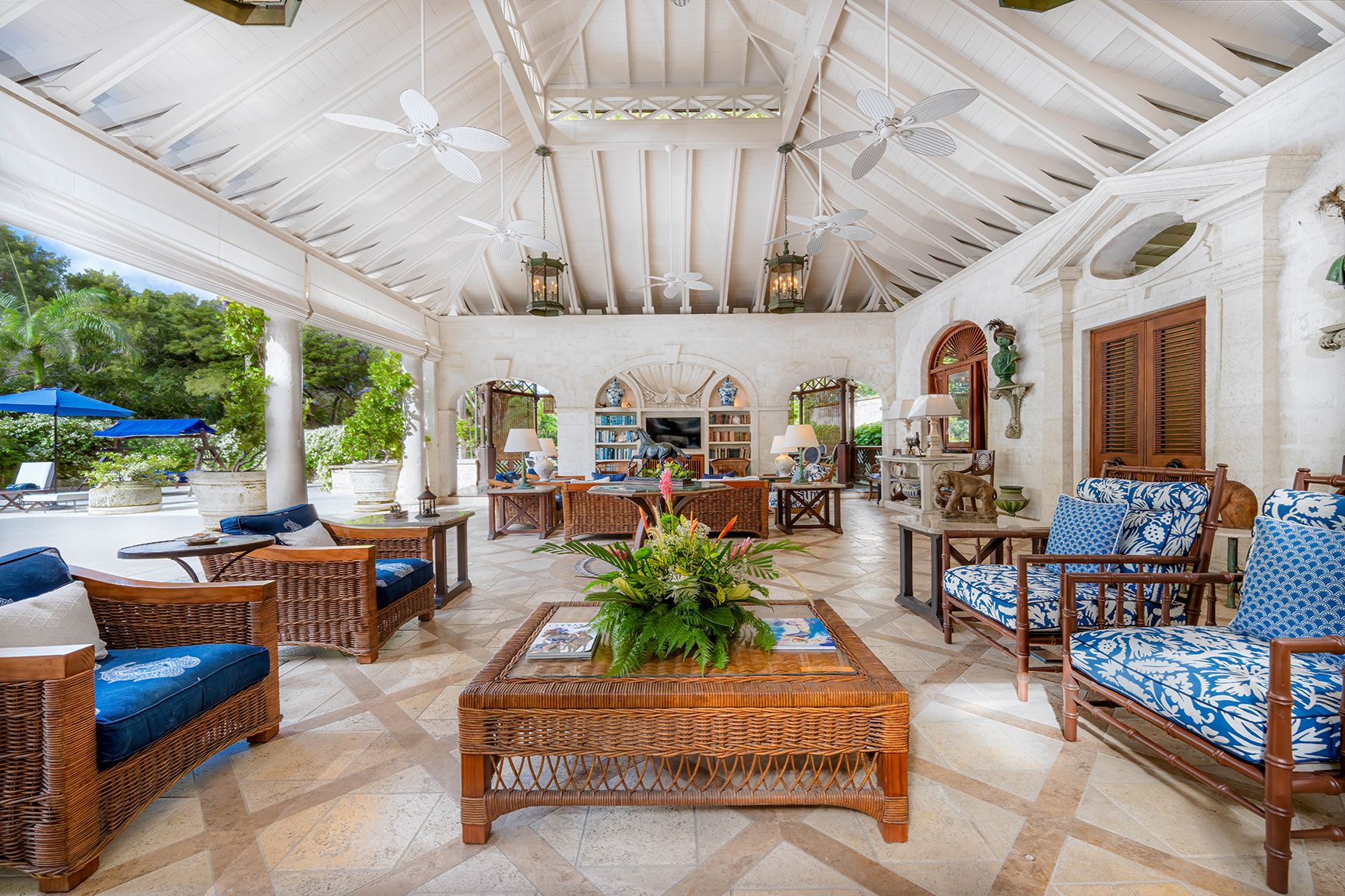 Caribbean & Mexico, Barbados, Sandy Lane Laughing Waters Private Villa, lounge area