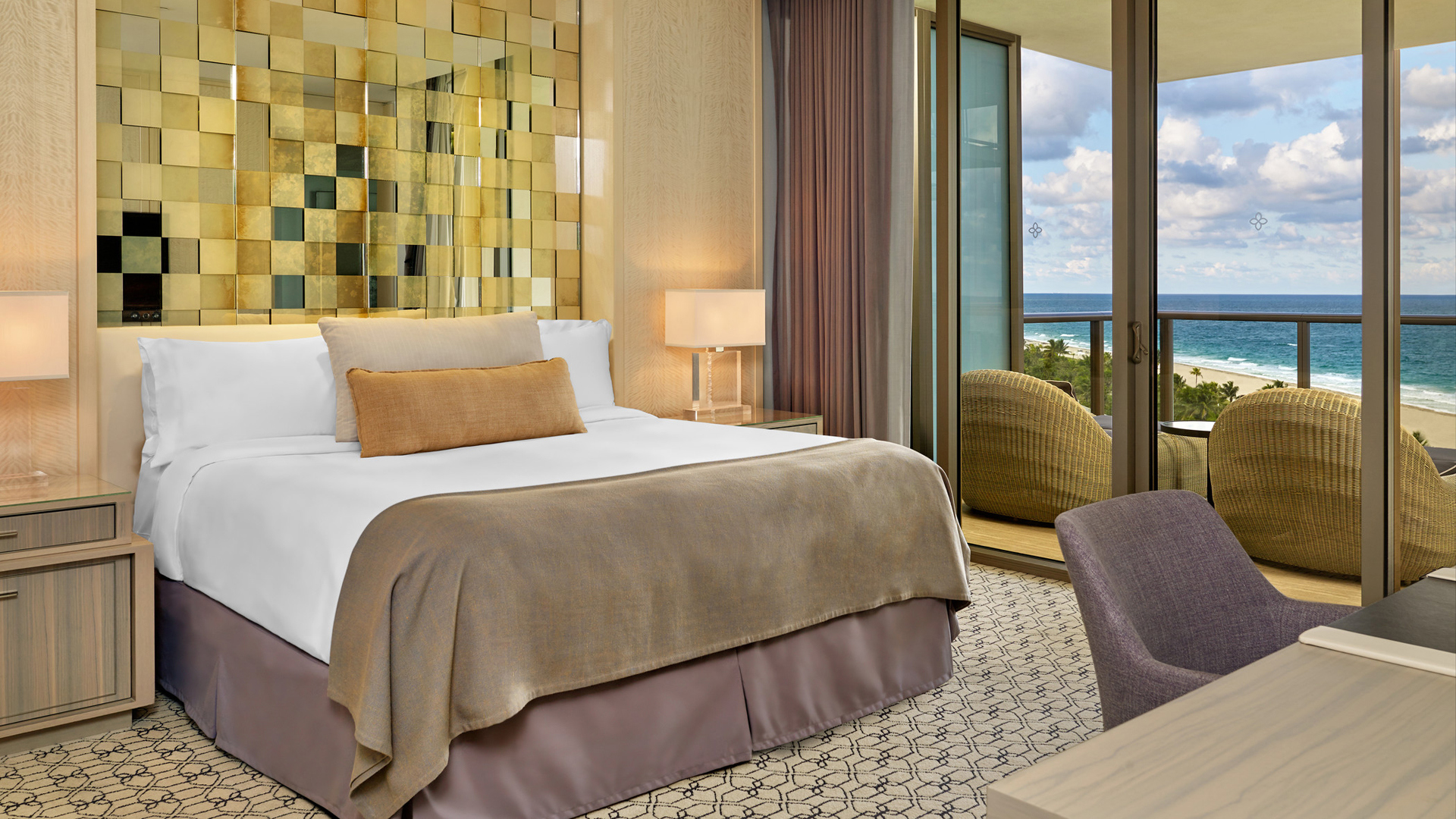  USA, Luxury Florida Holidays, The St Regis Bal Harbour, Guest Suite Bedroom