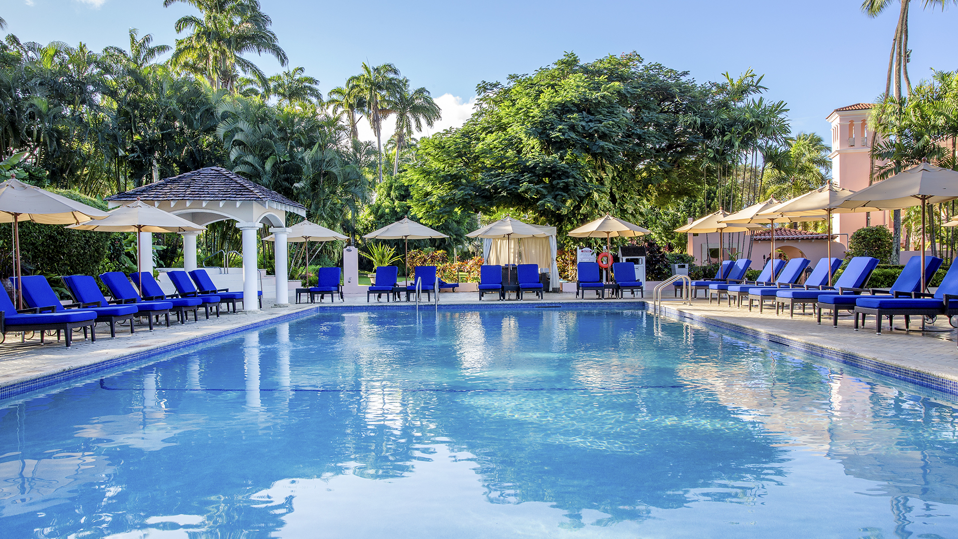 Caribbean, Barbados, Fairmont Royal Pavilion, Swimming pool